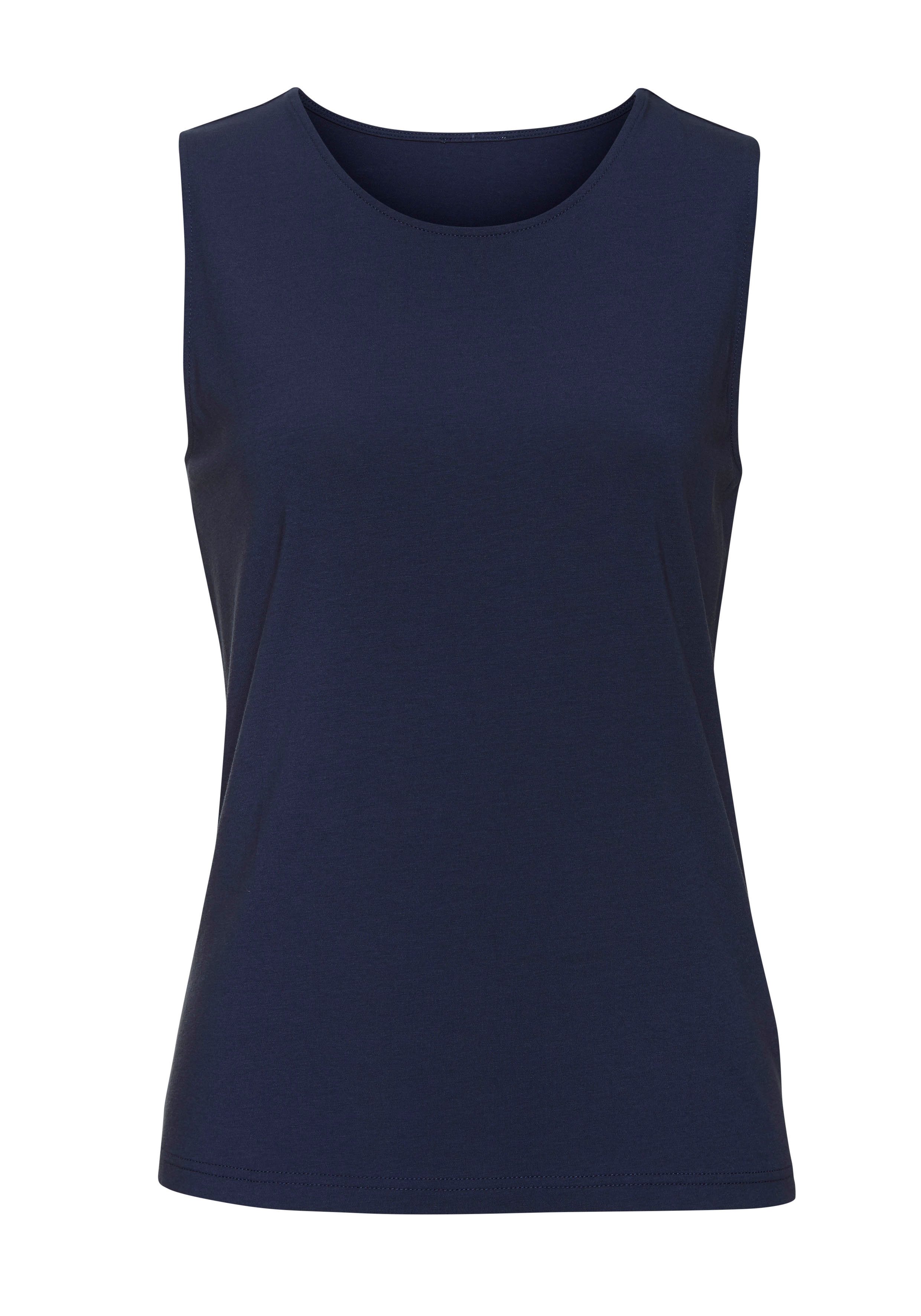 Lascana Tanktop Van elastische katoen-modal kwaliteit (Set van 2)