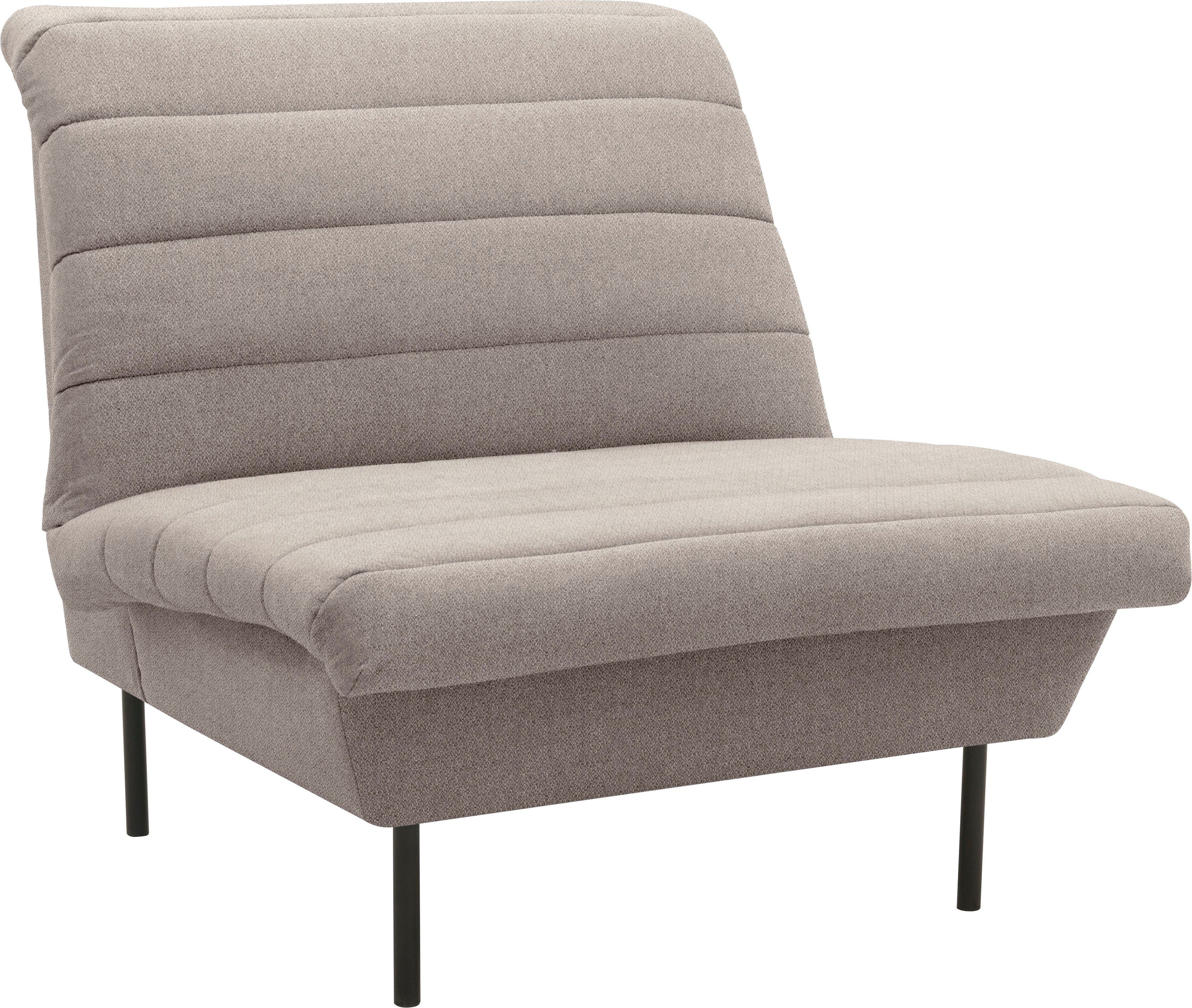 LOOKS BY WOLFGANG JOOP Fauteuil LOOKS IX Breedtestiksels, zonder armleuningen