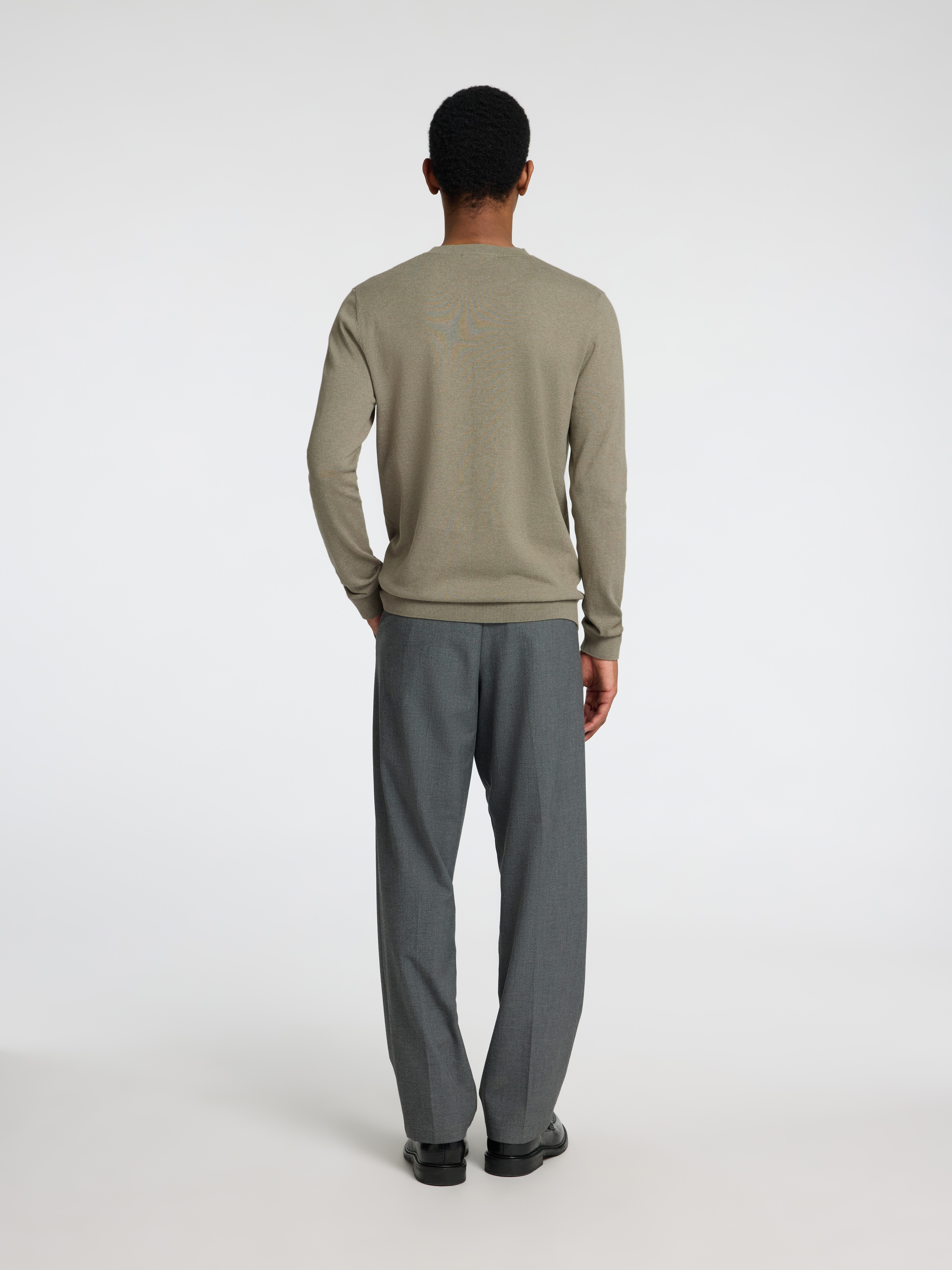 SELECTED HOMME Gebreide trui SLHBERG CREW NECK NOOS