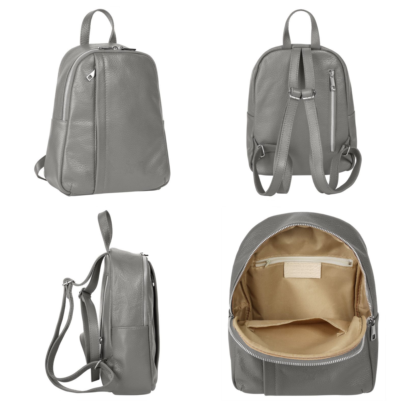 Samantha Look Rugzak echt leer, made in italy