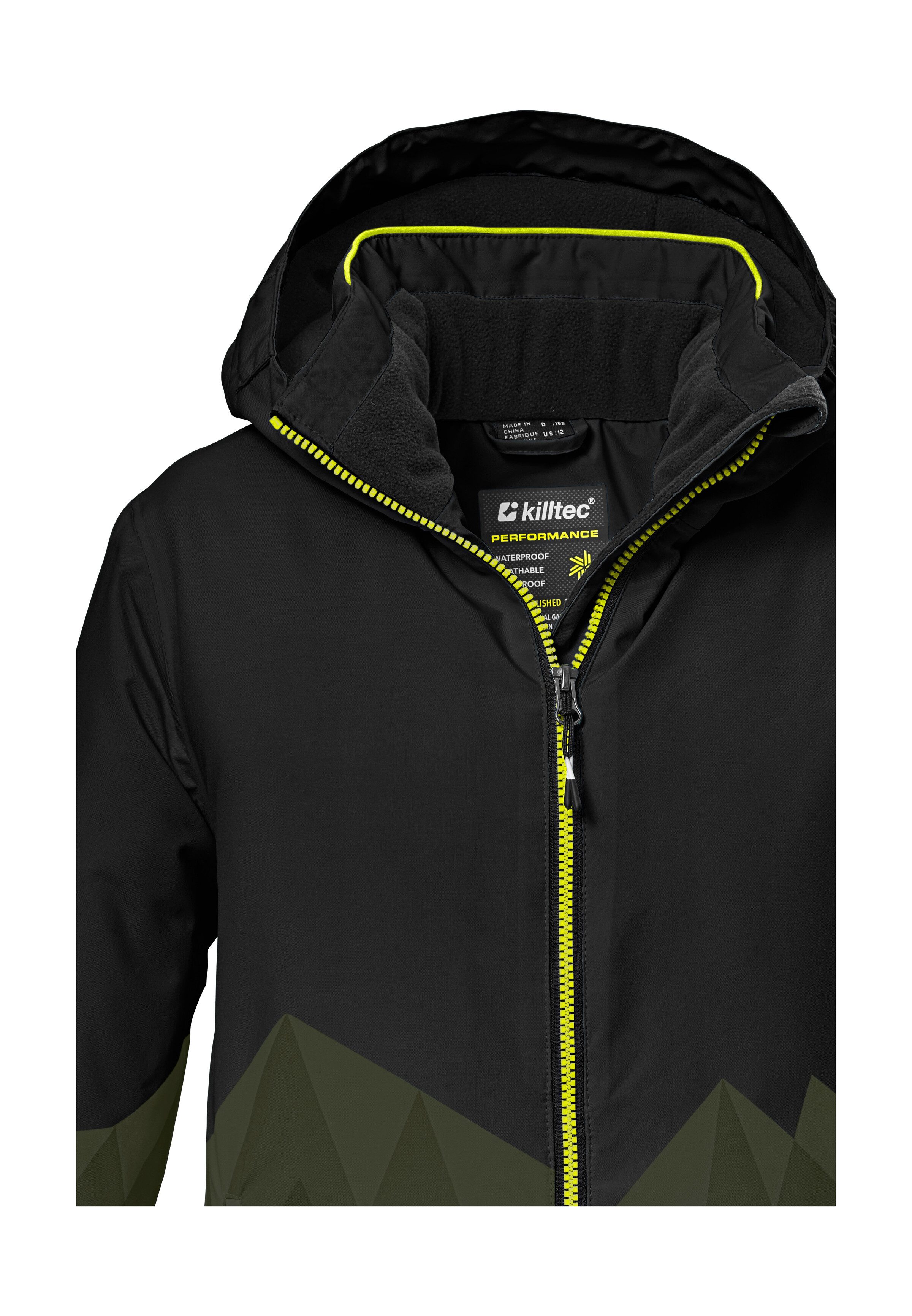 Killtec Ski-jack KSW 383 BYS SKI JCKT Water- en winddichte ski jas met verstelbare capuchon