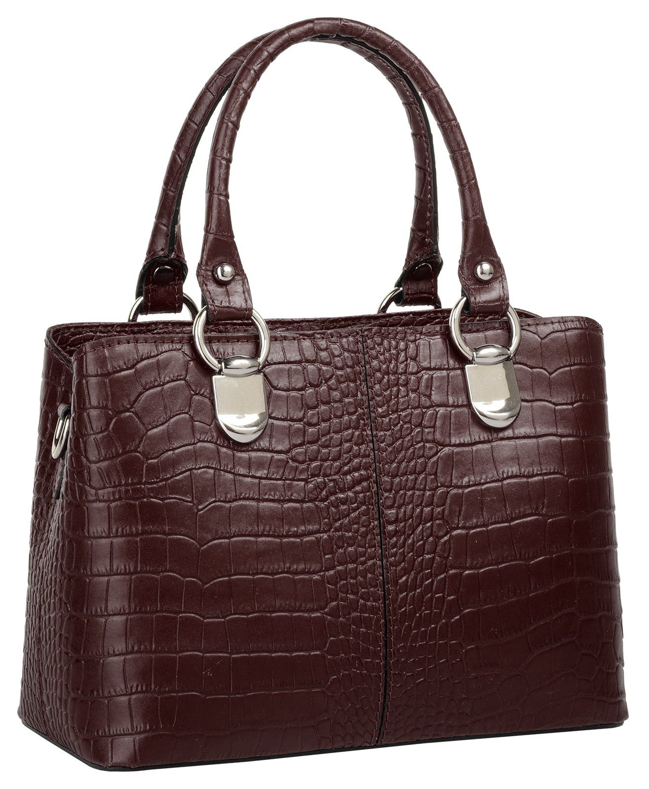 Cluty Schoudertas echt leer, made in italy