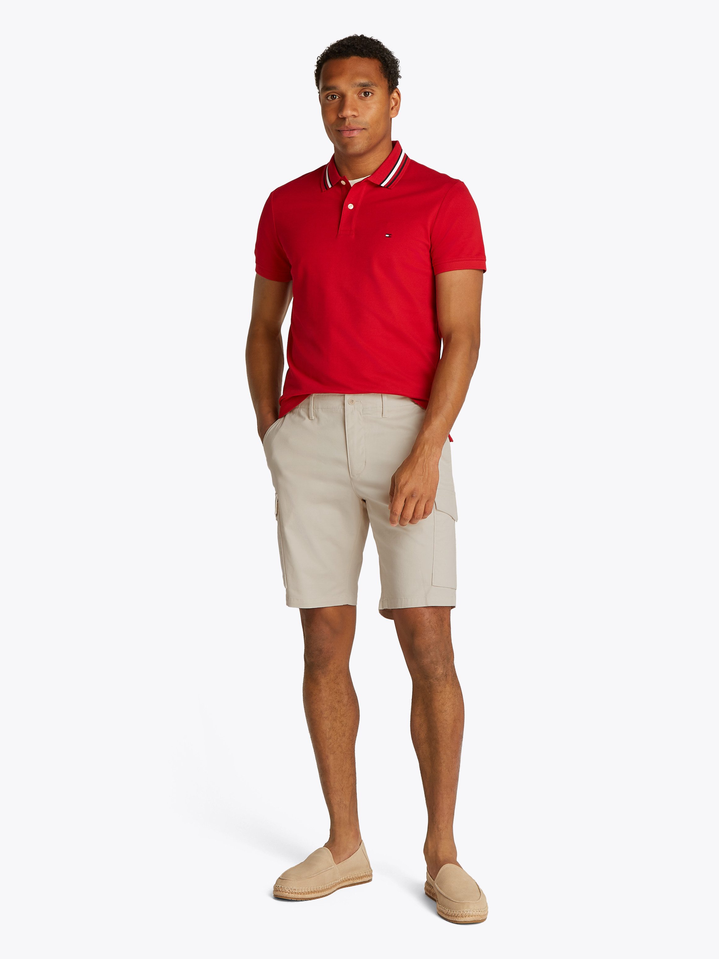 Tommy Hilfiger Cargoshort HARLEM CARGO 1985 in een eenvoudig ontwerp