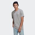 adidas originals t-shirt loungewear adicolor essentials trefoil grijs