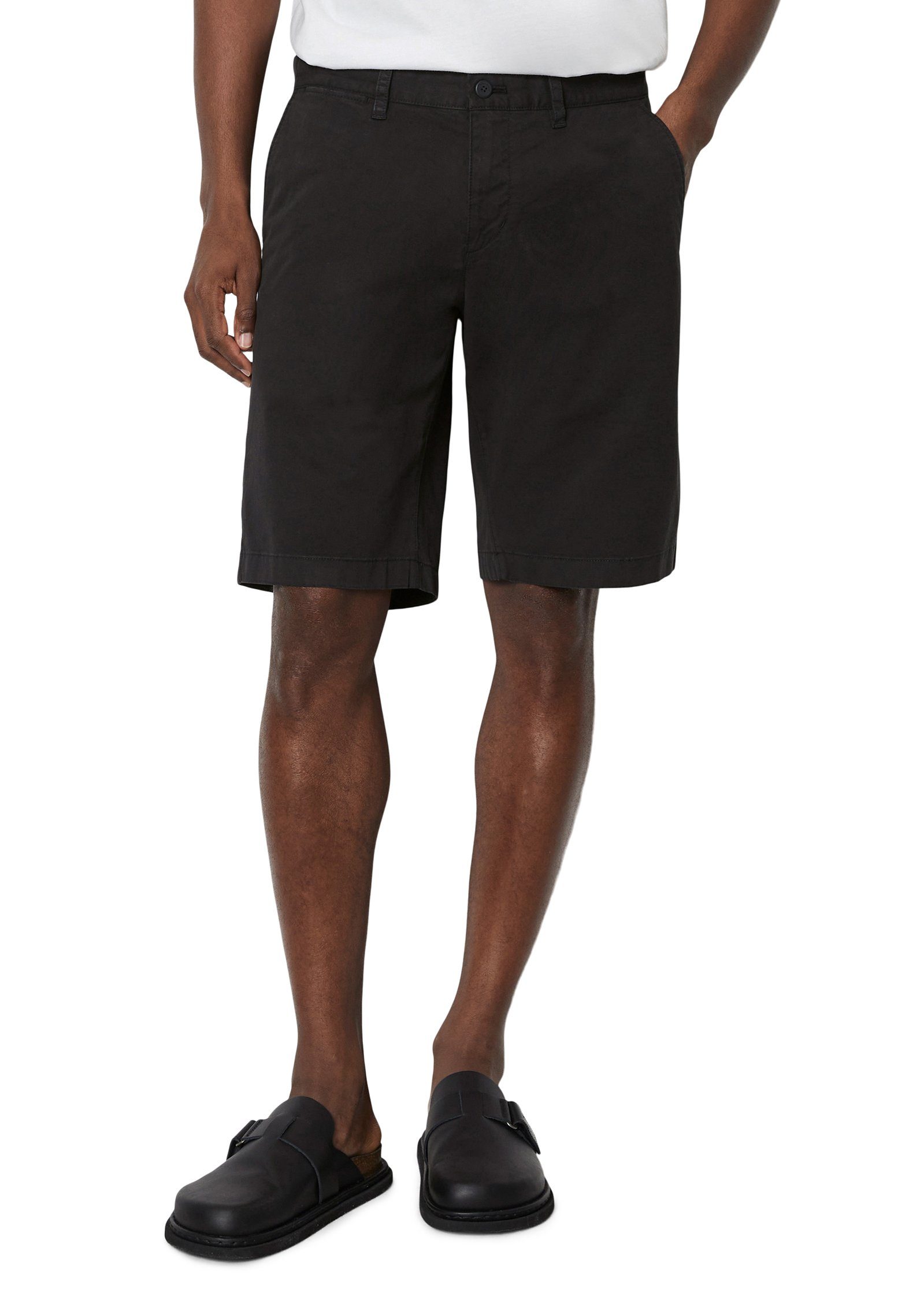 Marc O'Polo Bermuda in cleane look heren bermuda broeken maat 30 zwart