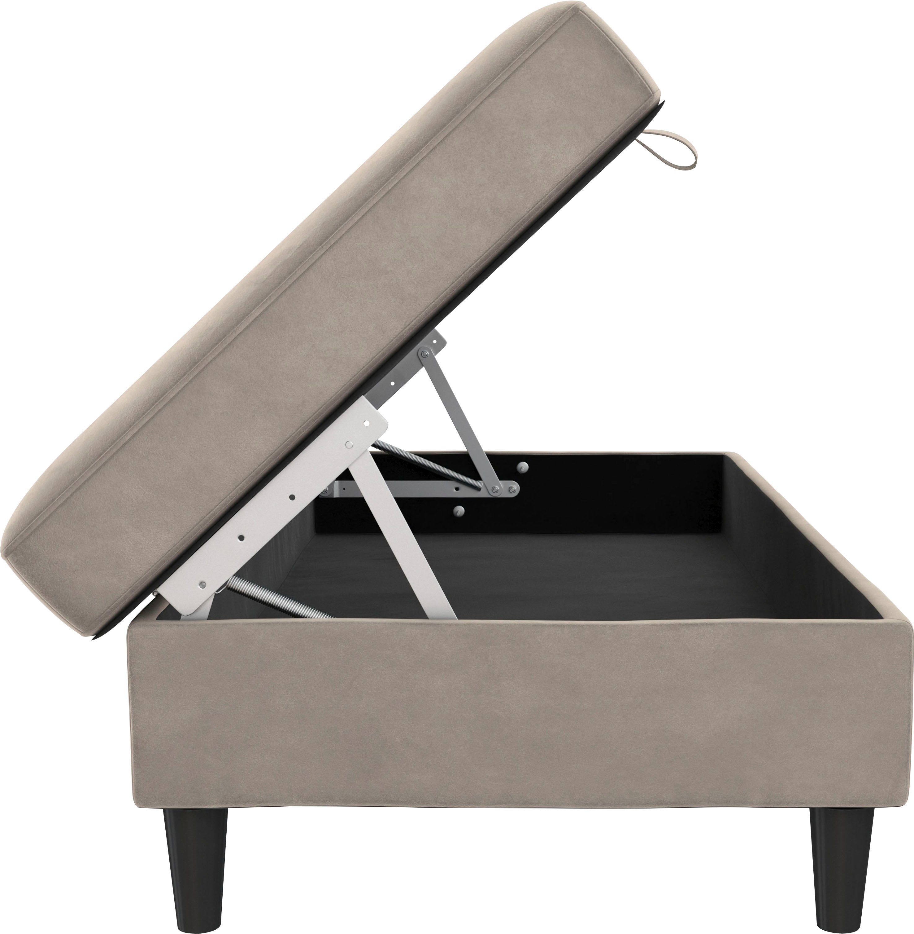 Dorel Home Hocker met bergruimte Hartford Hocker met bergruimte, vrij plaatsbaar, zithoogte 43 cm