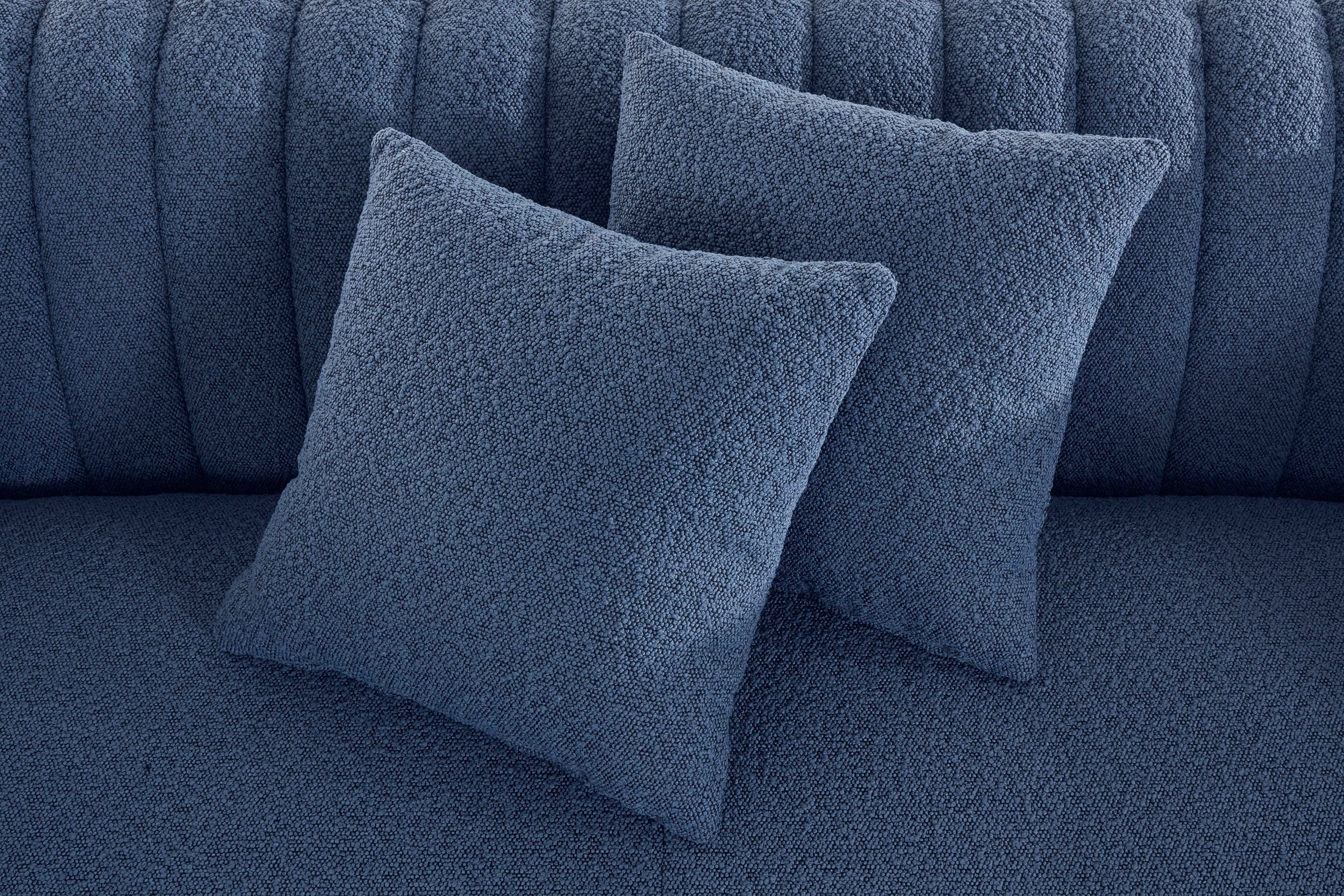 Guido Maria Kretschmer Home&Living 3-zitsbank Chamby New bouclé-structuurbekleding met stiksels bij de leuning