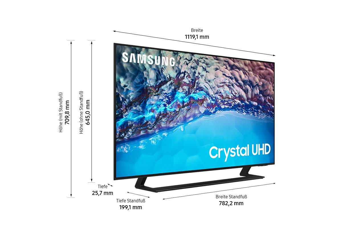 Samsung Led-TV 50" Crystal UHD 4K BU8579 (2022), 125 cm / 50", 4K Ultra HD, Smart TV - Google TV, Crystal Processor 4K, HDR, Motion Xcelerator