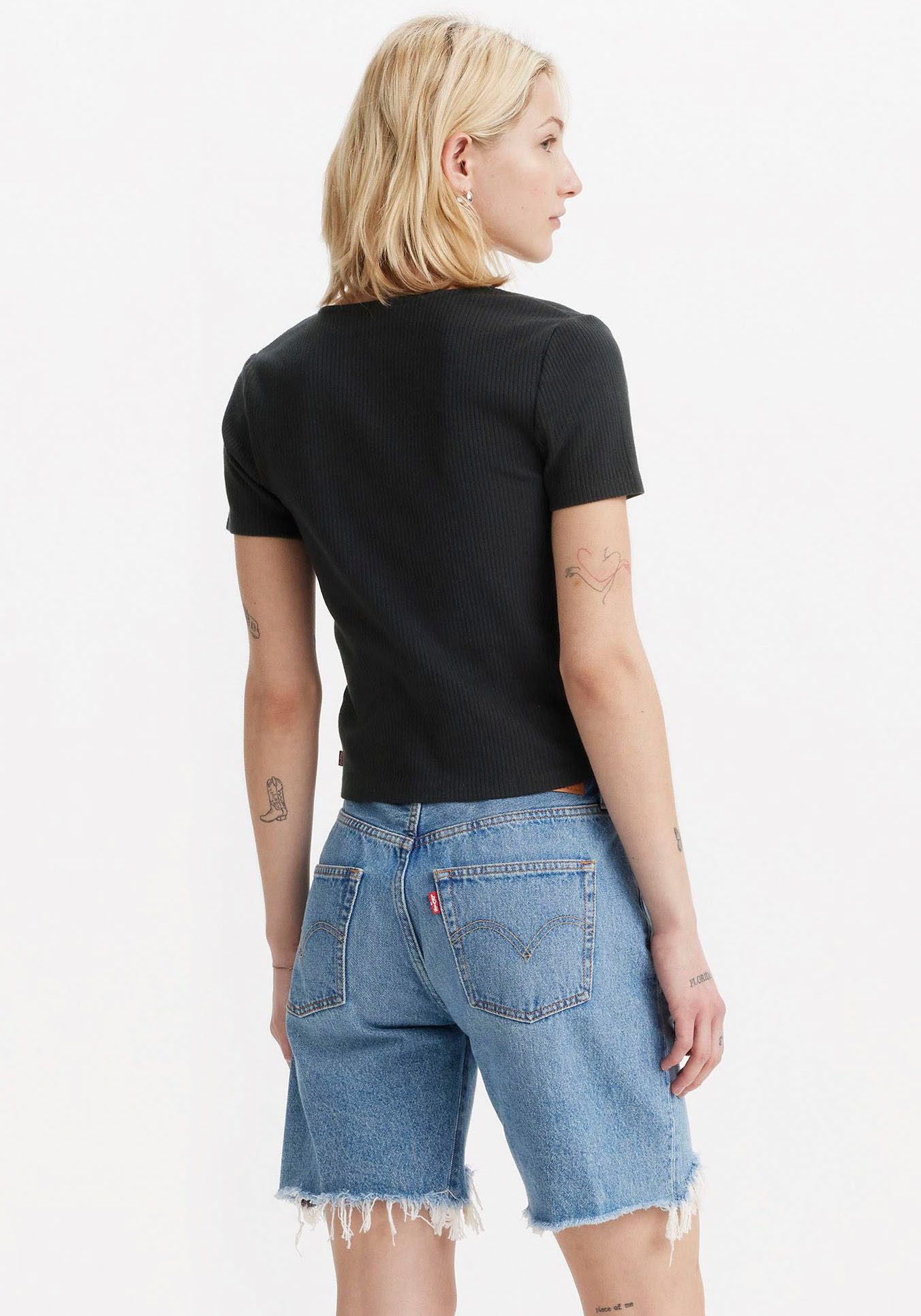 Levi's® Shirt met V-hals met knoopsluiting