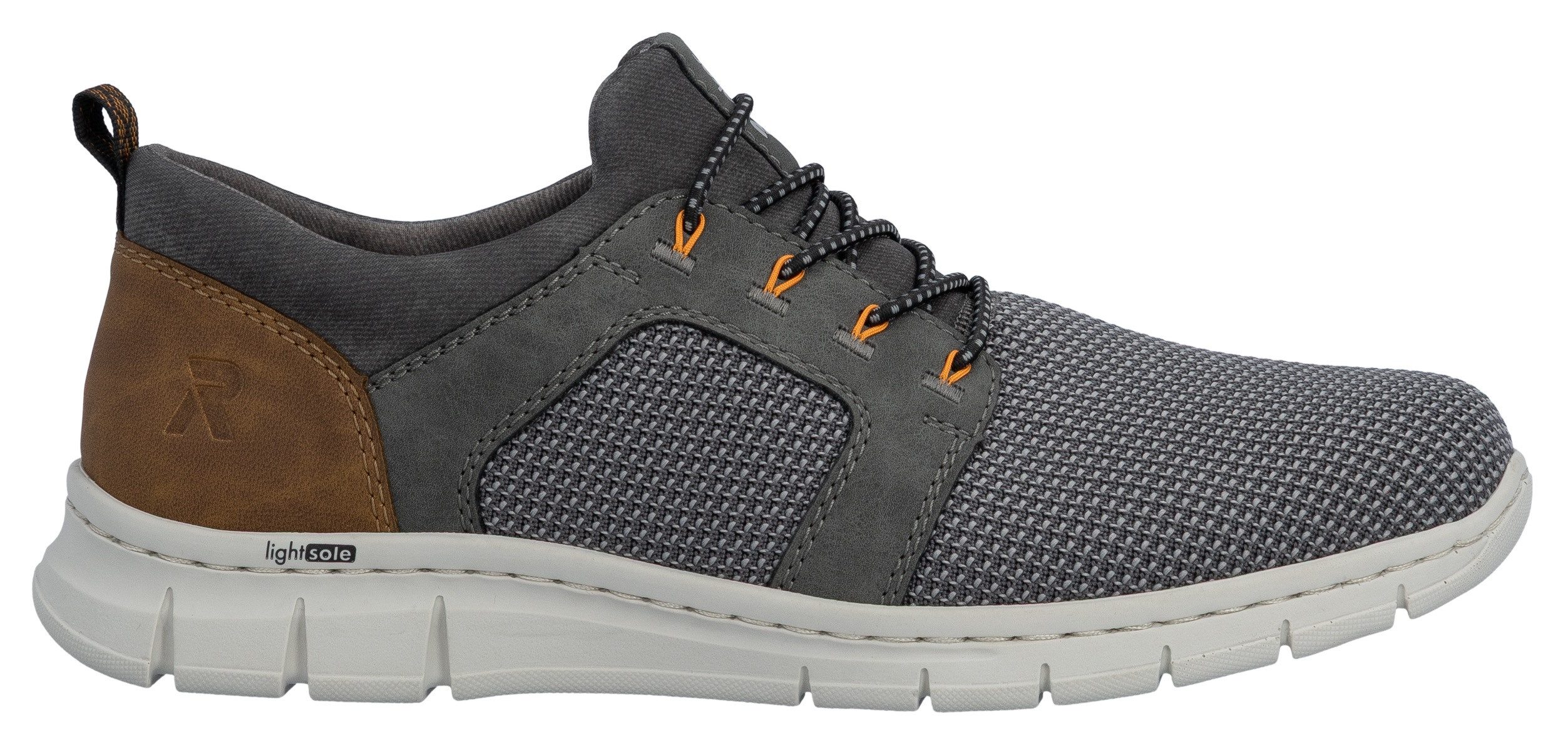 Rieker Slip-on sneakers Instapper, halfhoge schoen, vrijetijdsschoen met elastiek, om in te stappen