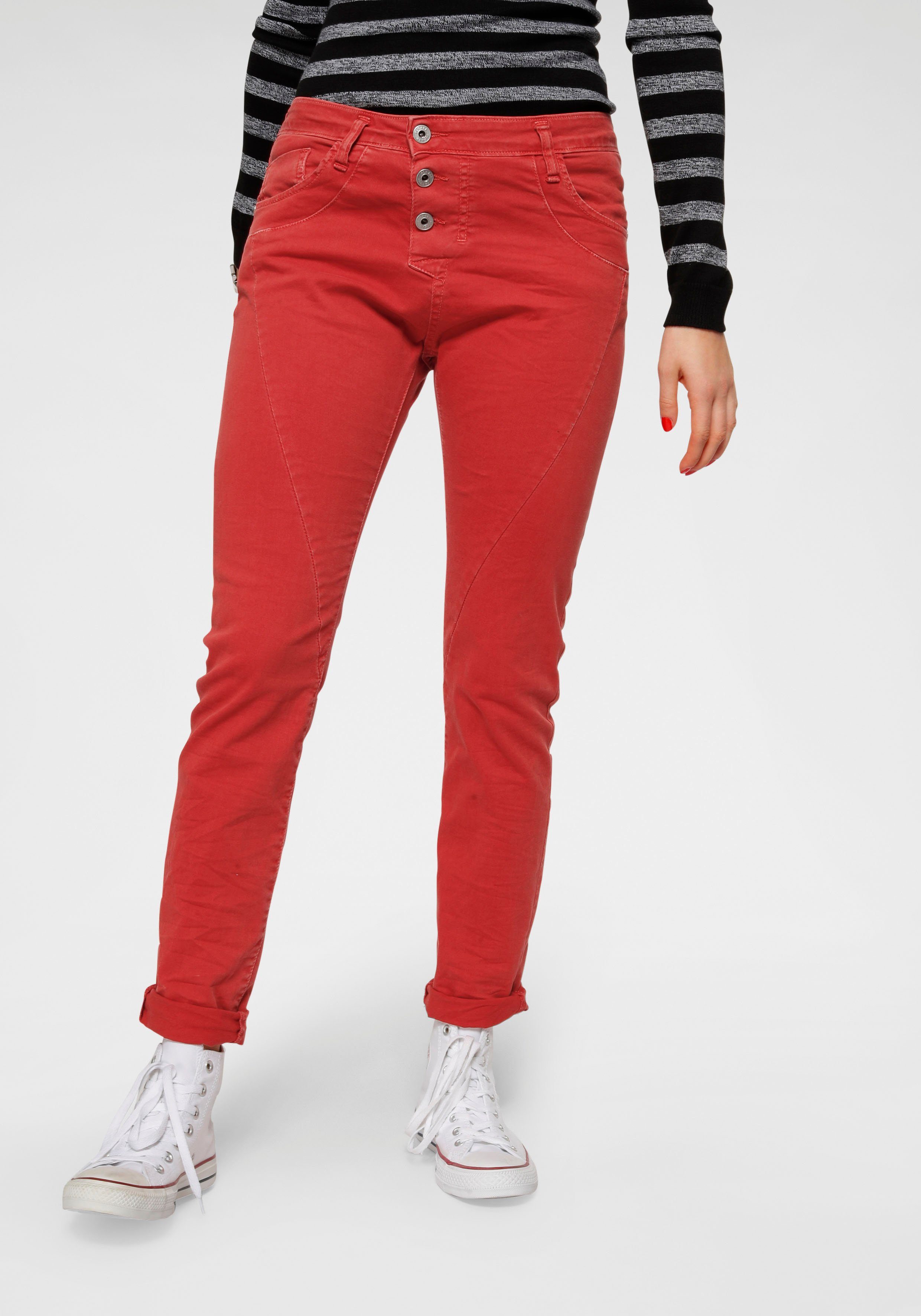 please jeans boyfriendjeans p 78a original boyfriend fit rood