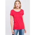 arizona t-shirt met logoborduursel rood