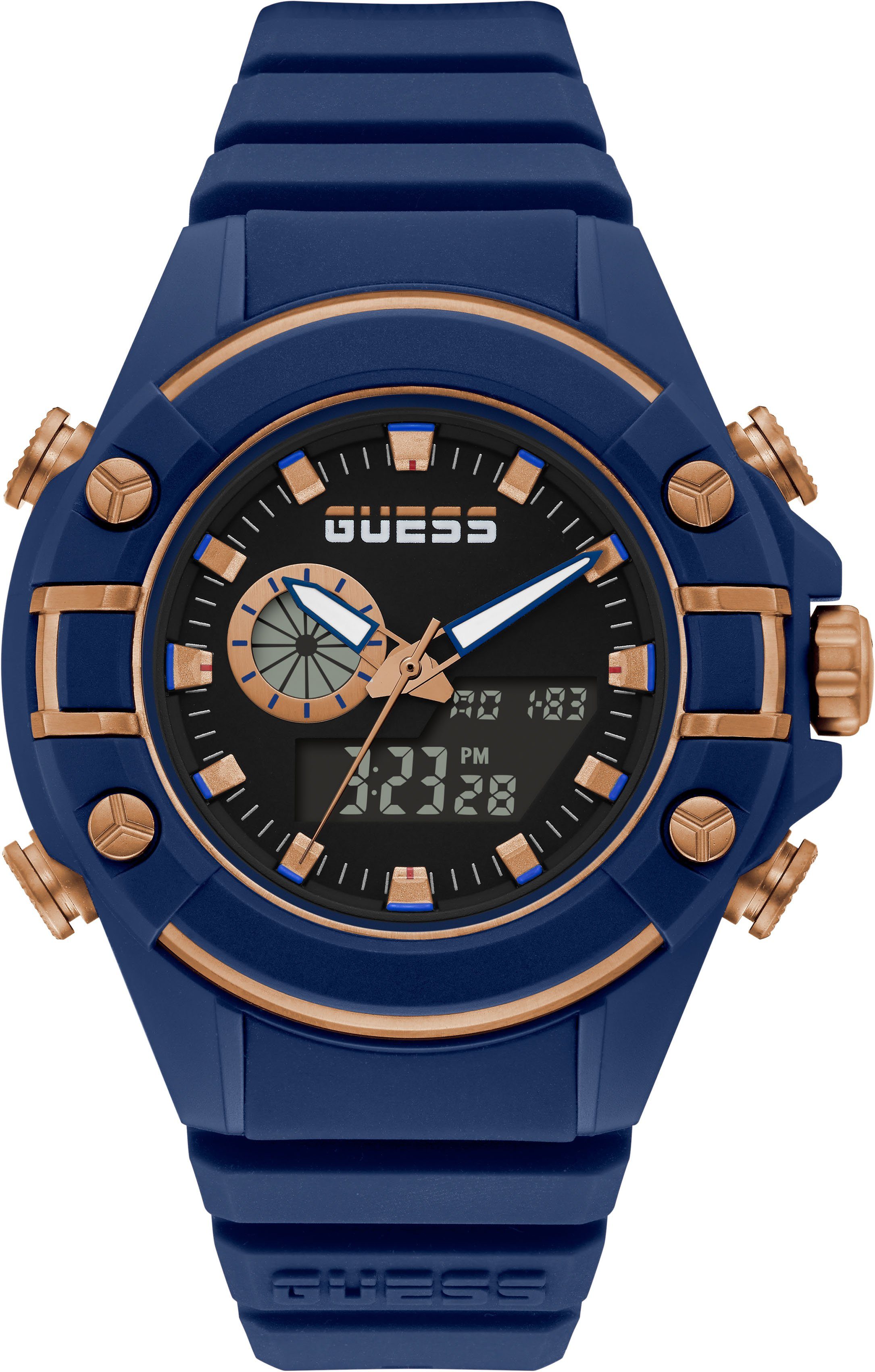 Digital guess watch sale