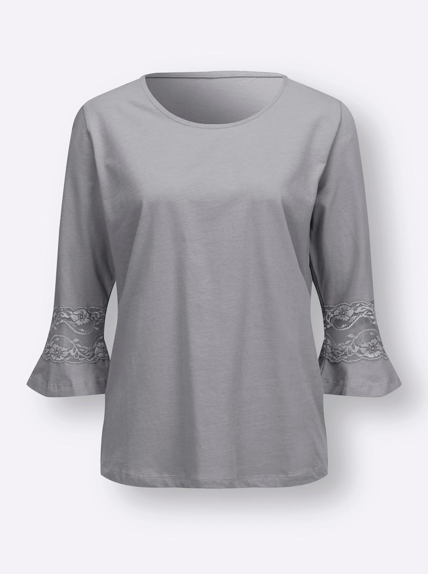 Classic Basics Shirt met 3 4-mouwen Shirt met ronde hals (1-delig)