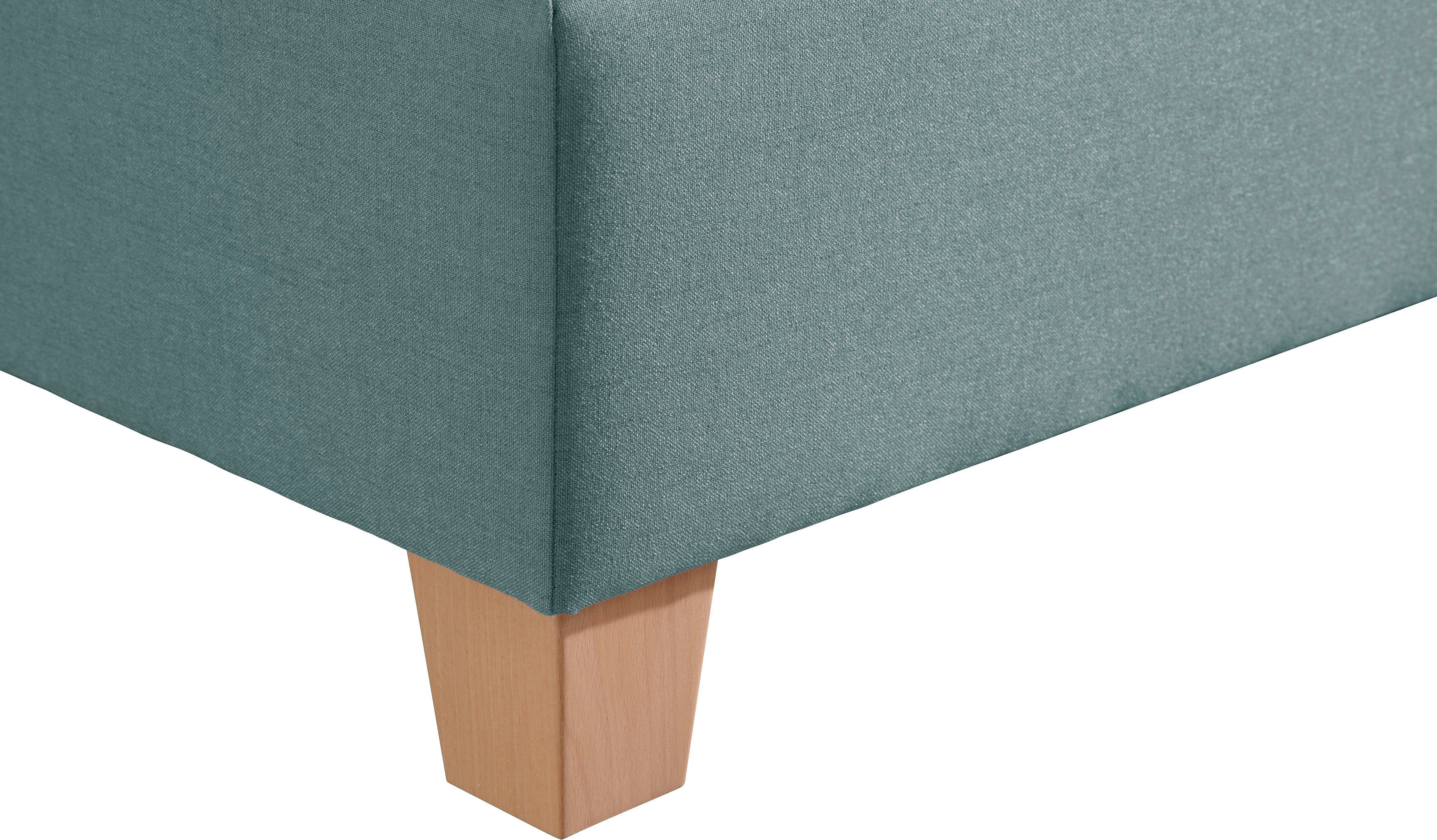 Home affaire Boxspring Fargo inclusief topper, in 3 soorten matrassen, in fluweel of structuurstof