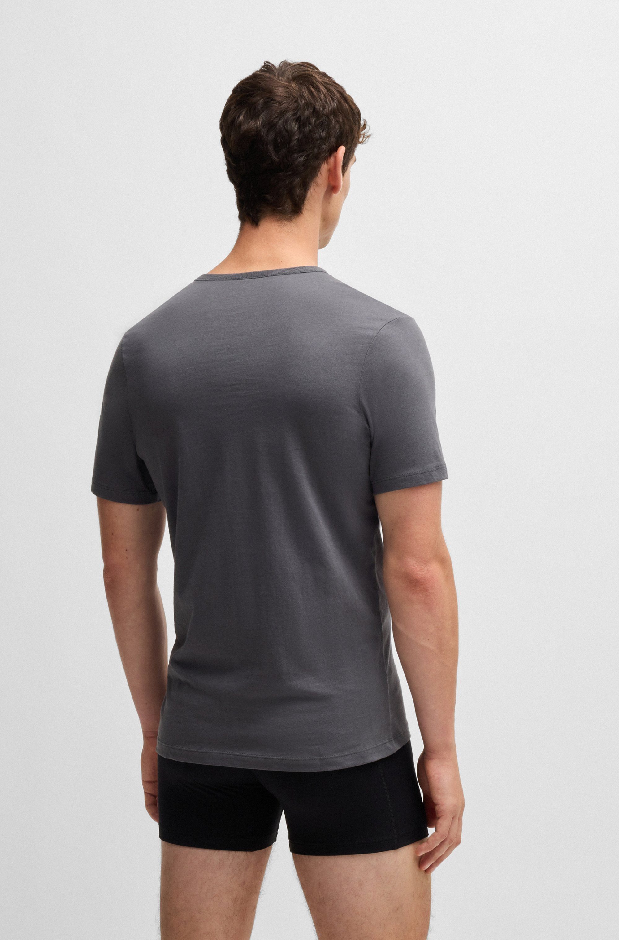 BOSS T-shirt Ronde hals BOSS ONE x David Beckham (3-delig, Set van 3)