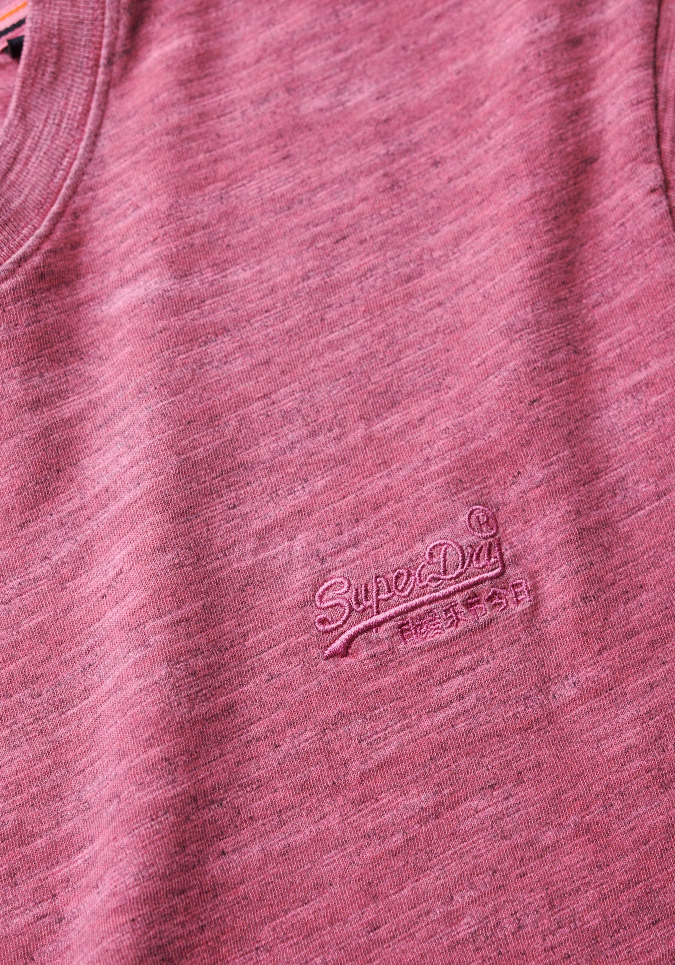 Superdry Shirt met ronde hals OD SLUB MARL T SHIRT