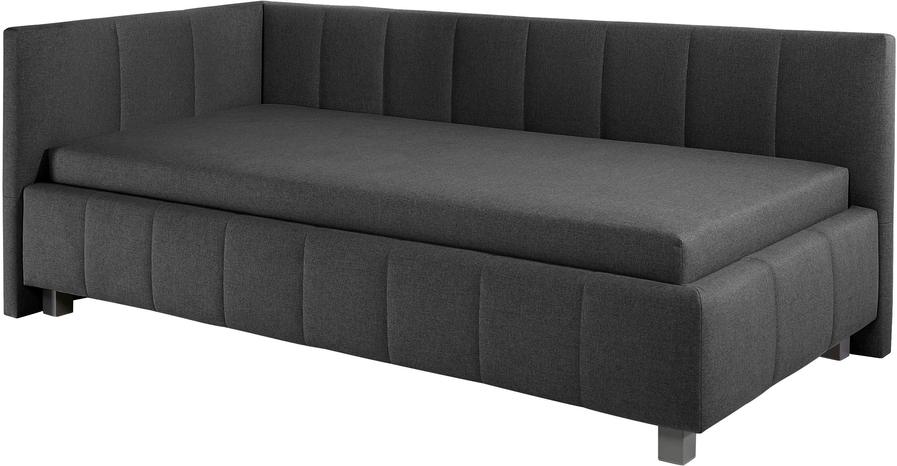 Maintal Bed Mailo met hoofdbord & bedkist, 3 breedten, binnenvering- of bonell-matras