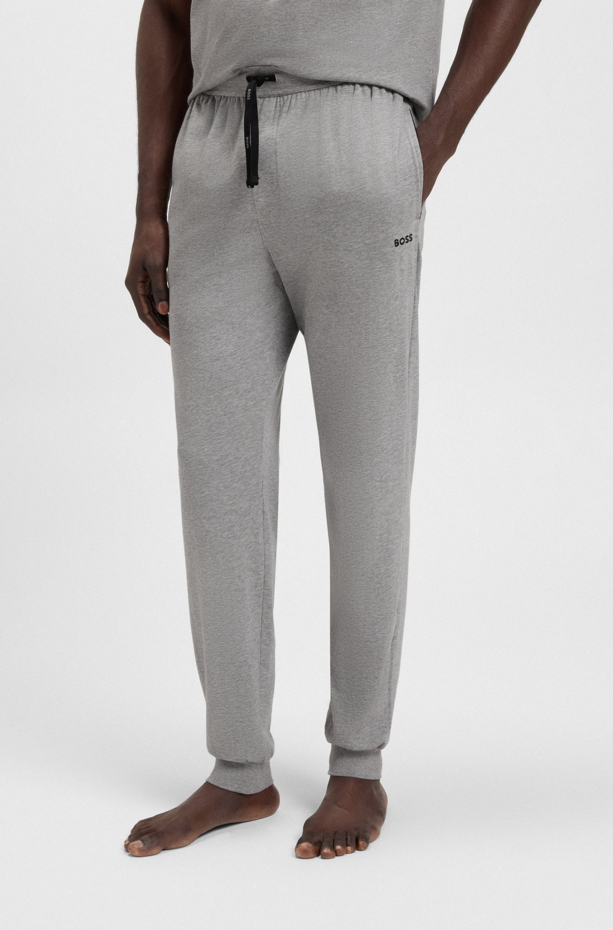 BOSS Sweatbroek Mix&Match Pants met boss print op de trekkoord