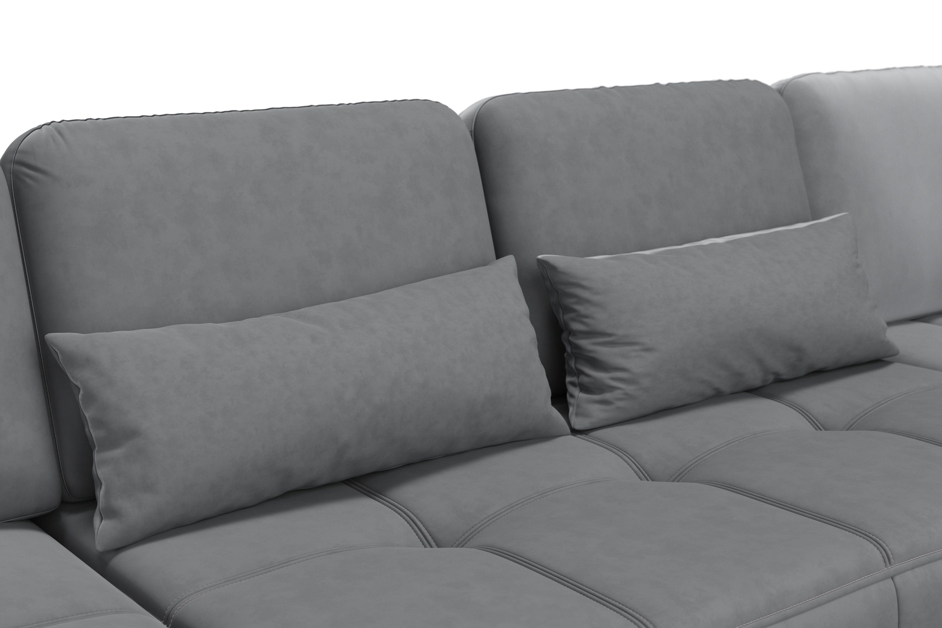 sit&more Zithoek Bendigo U-vorm inclusief zitdiepteverstelling, bodemvrijheid 12 cm, in 2 pootkleuren