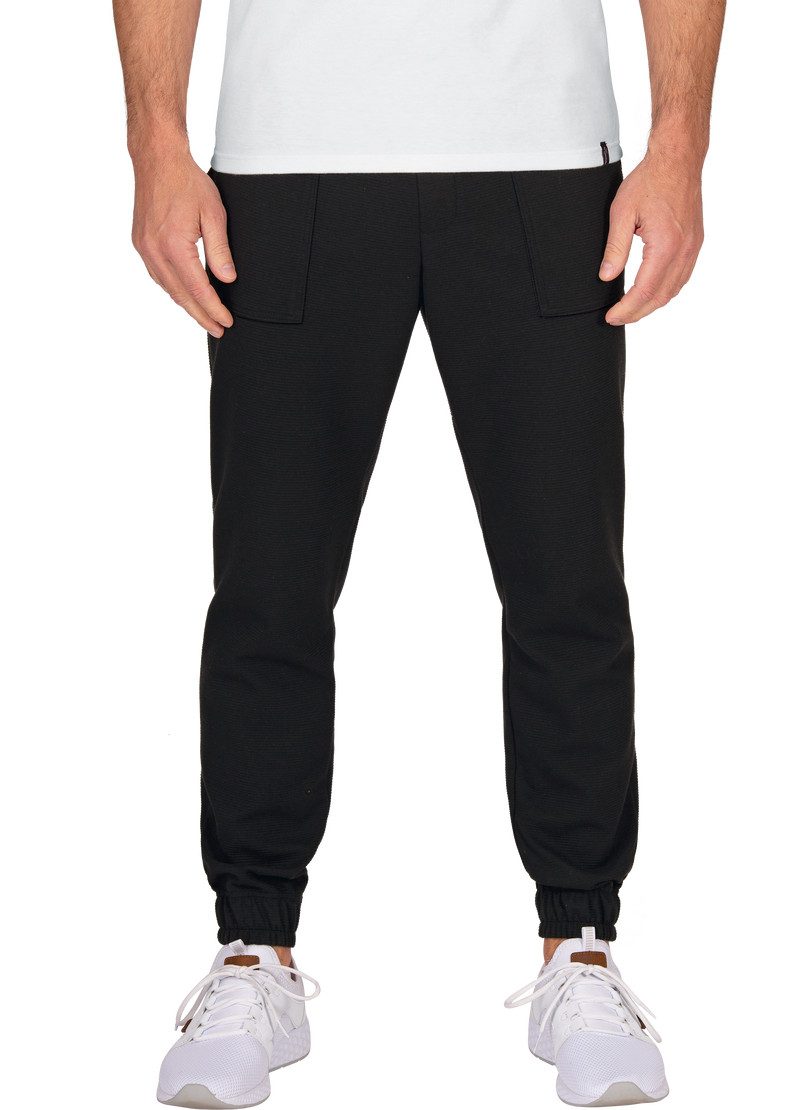 Trigema Jerseybroek TRIGEMA joggingbroek met opgestikte zakken (1-delig)