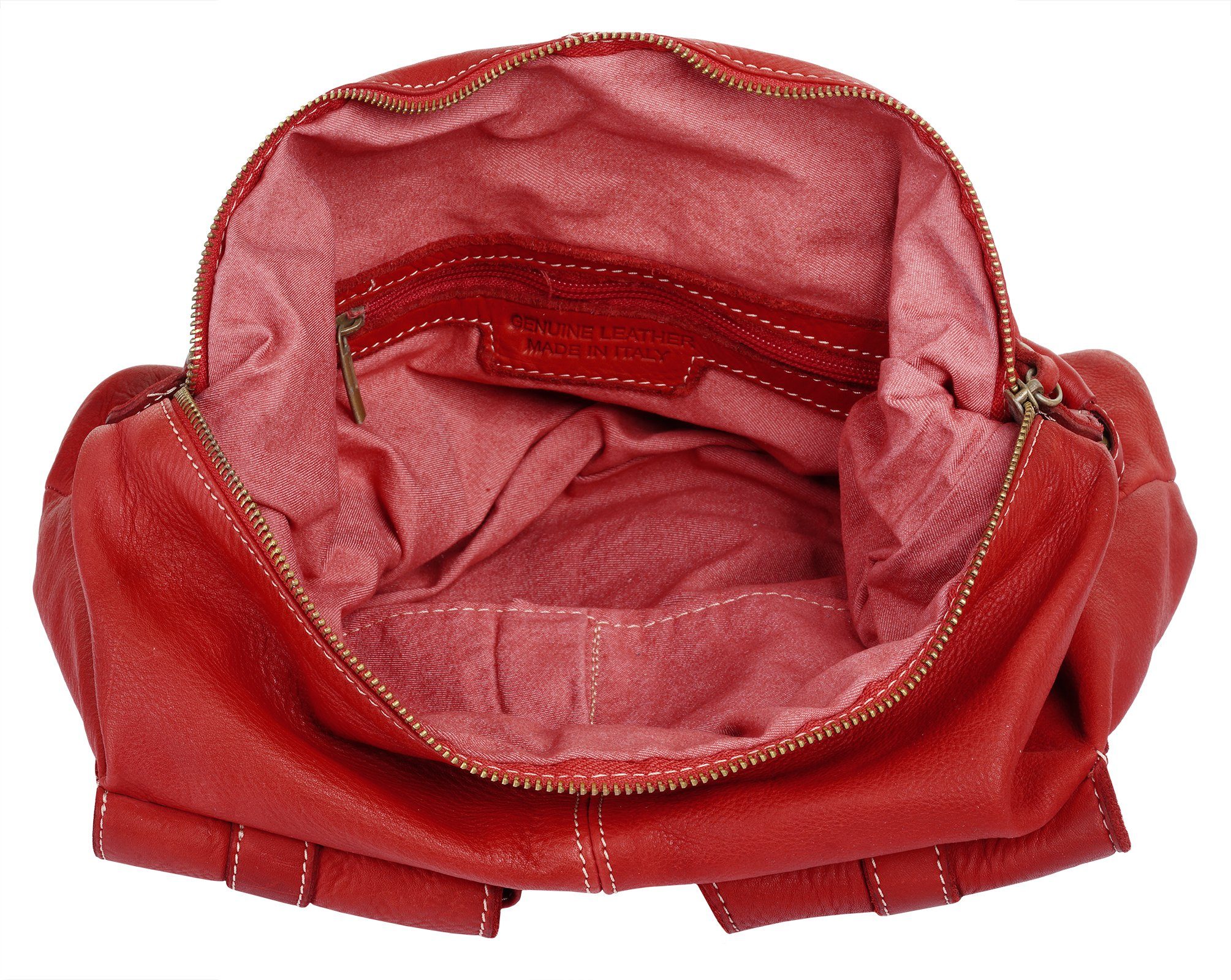 Cluty Shopper echt leer, made in italy