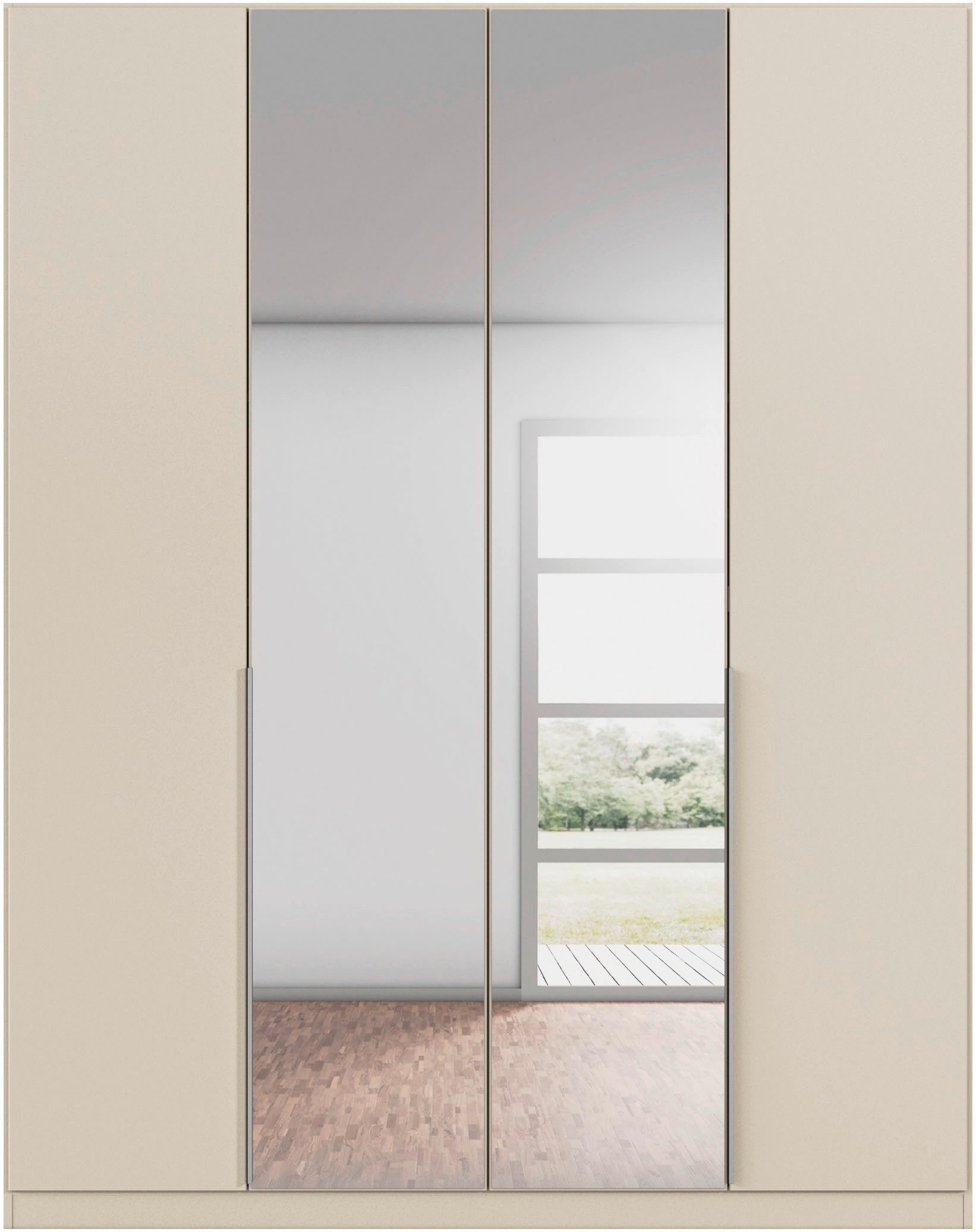 rauch Draaideurkast Kledingkast kast garderobe AGORDO met decor- of hoogglansfront doordachte binnenuitrusting, in 6 breedtes en 2 hoogtes made in germany