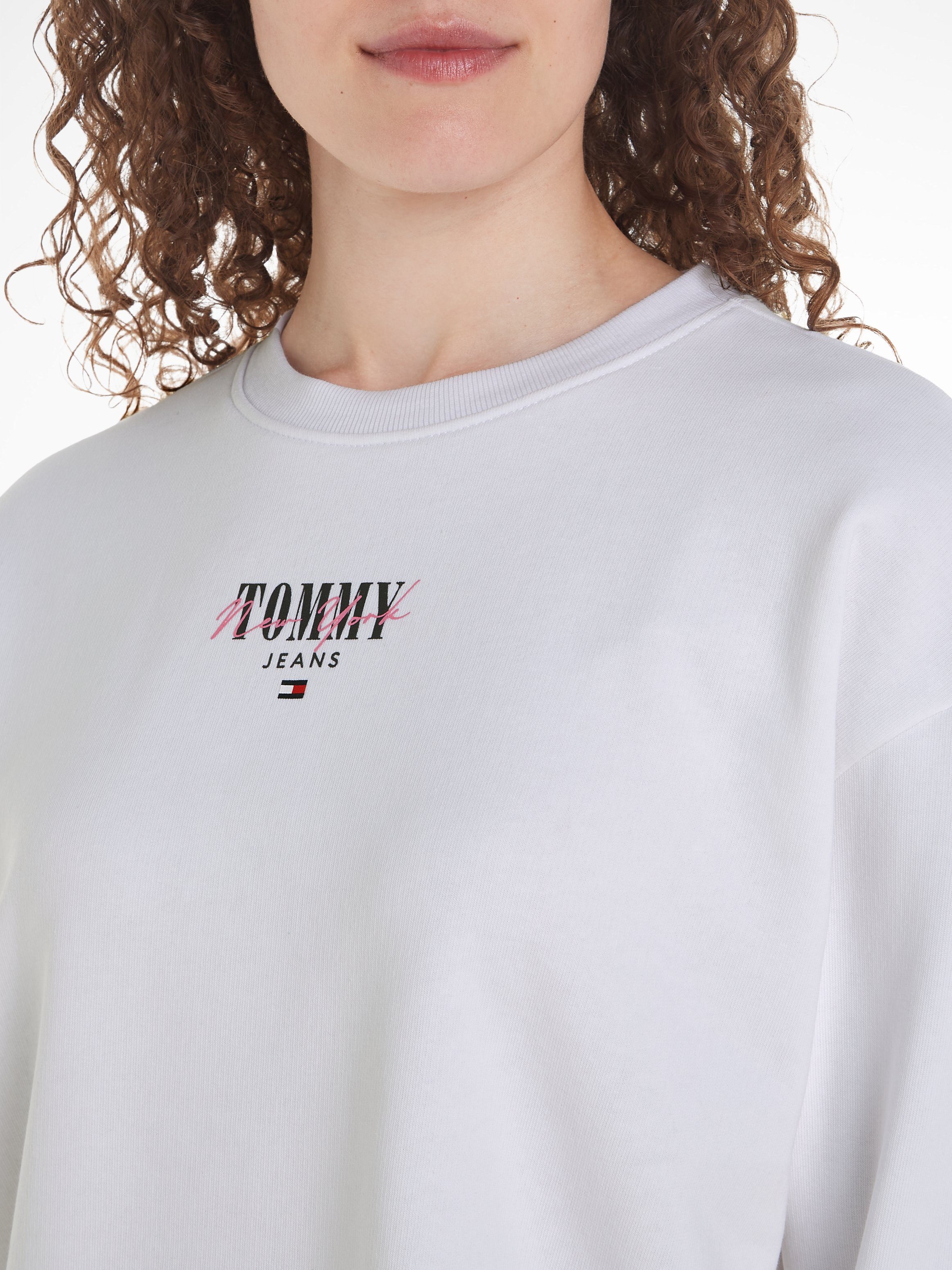 TOMMY JEANS Sweatshirt TJW RLX ESSENTIAL LOGO CREW EXT