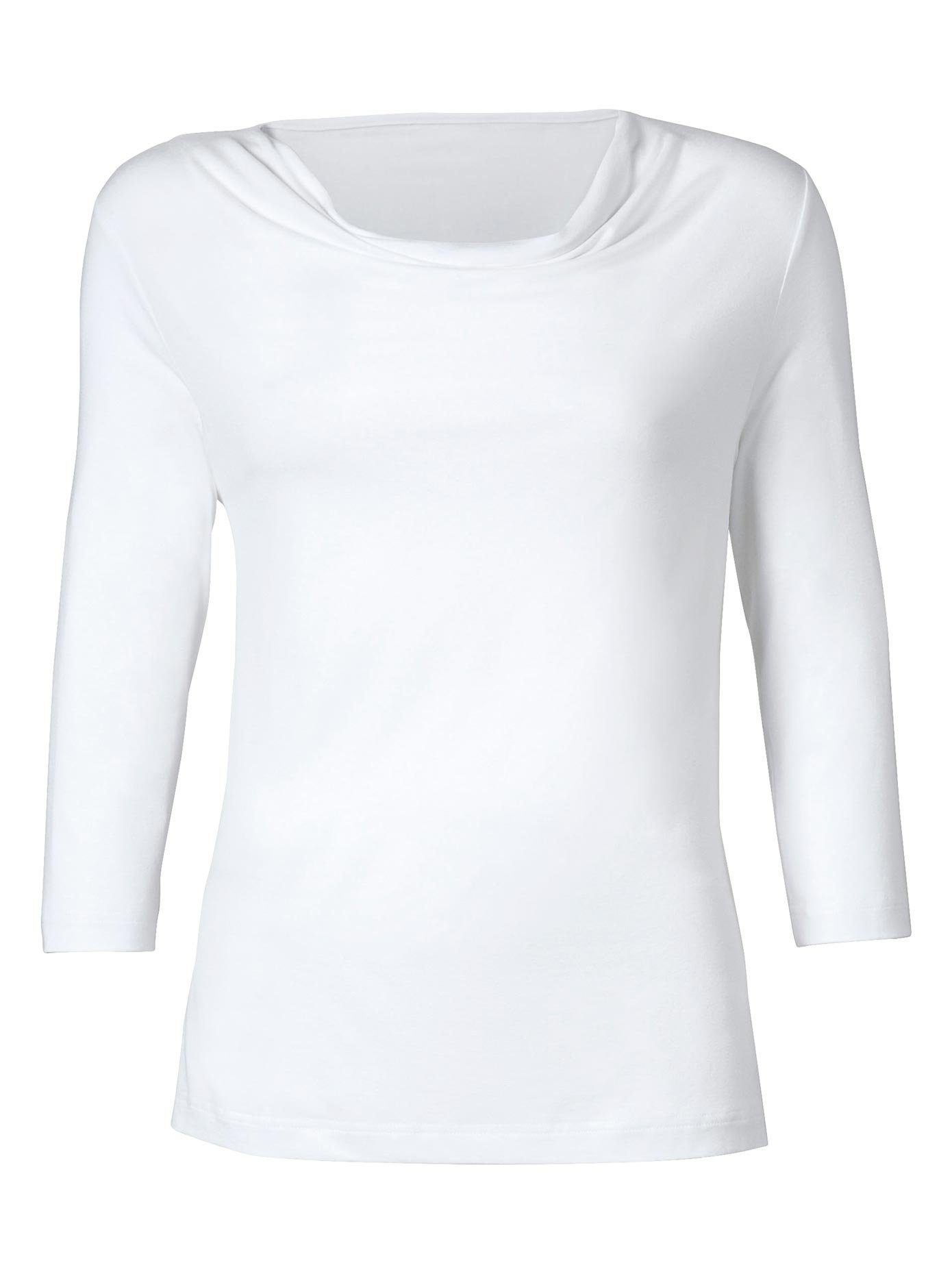 Classic Inspirationen Shirt met cascadehals Shirt (1-delig)