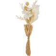 leonique kunstplant la marette bos bloemen (1 stuk) wit