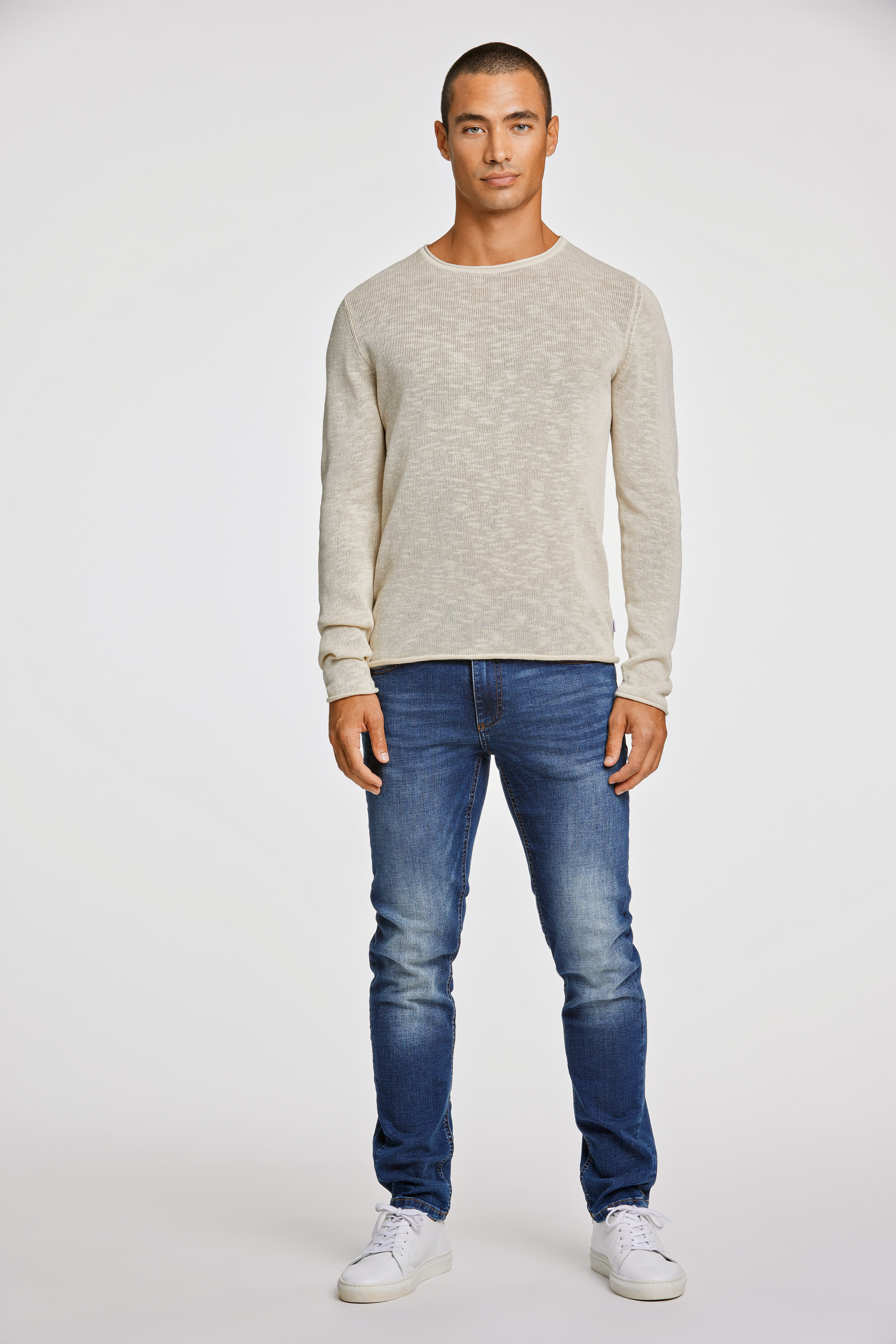 LINDBERGH Gebreide trui met linnen