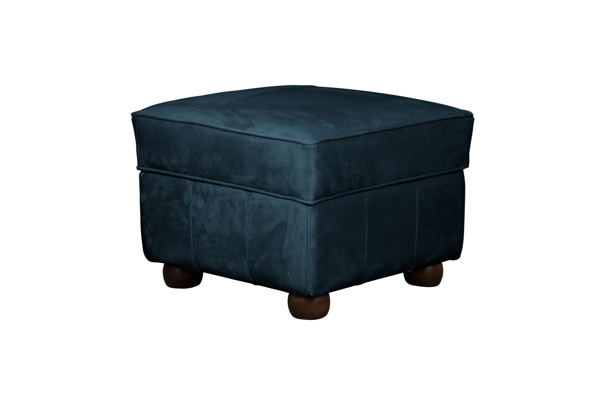 Home affaire Hocker CHARENTE, Chesterfield poef, afmetingen B/D/H: 55/55/73 cm hockers blauw
