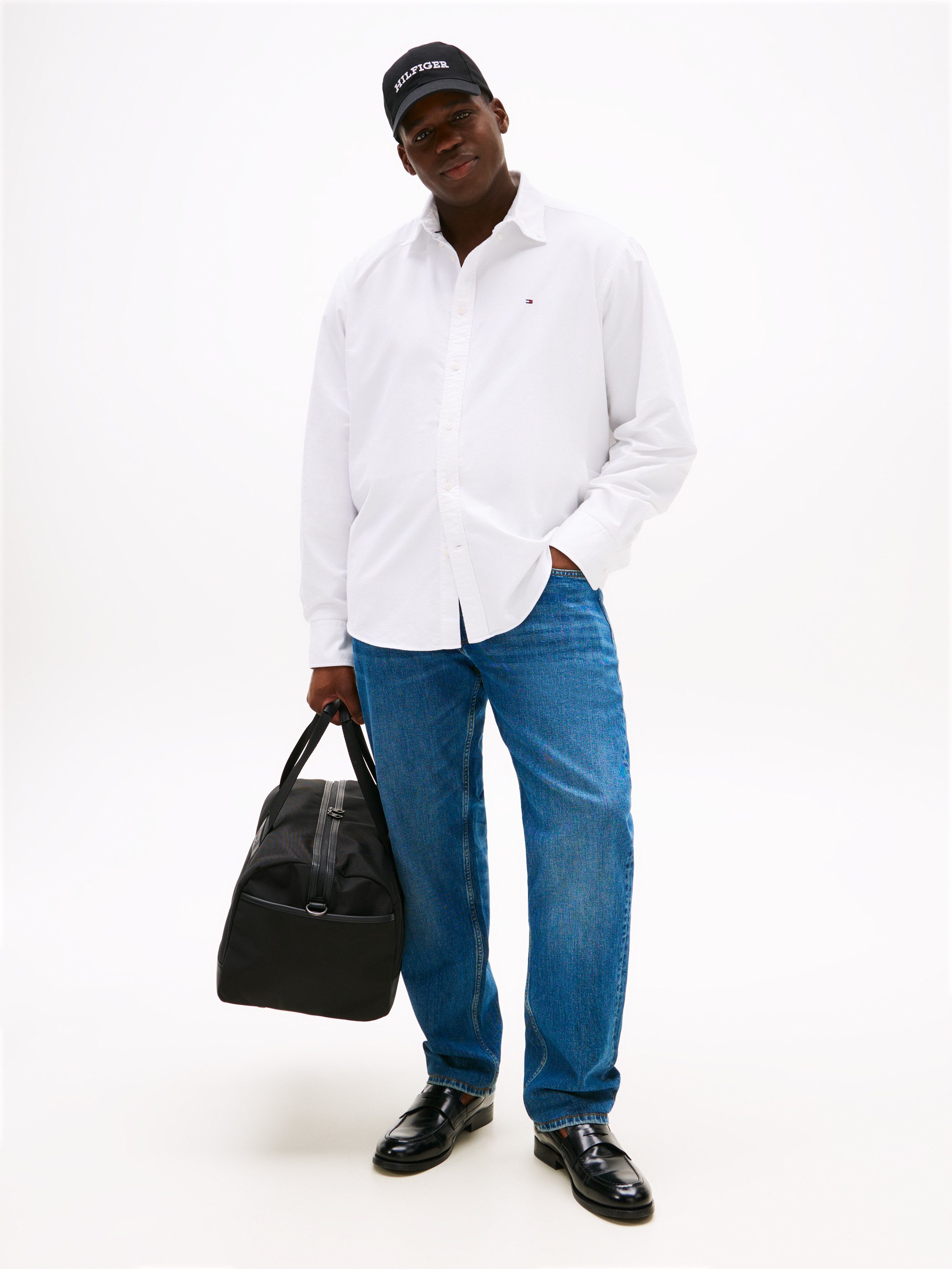 Tommy Hilfiger Overhemd met lange mouwen BT-SOLID HERITAGE OXFORD RF S-B
