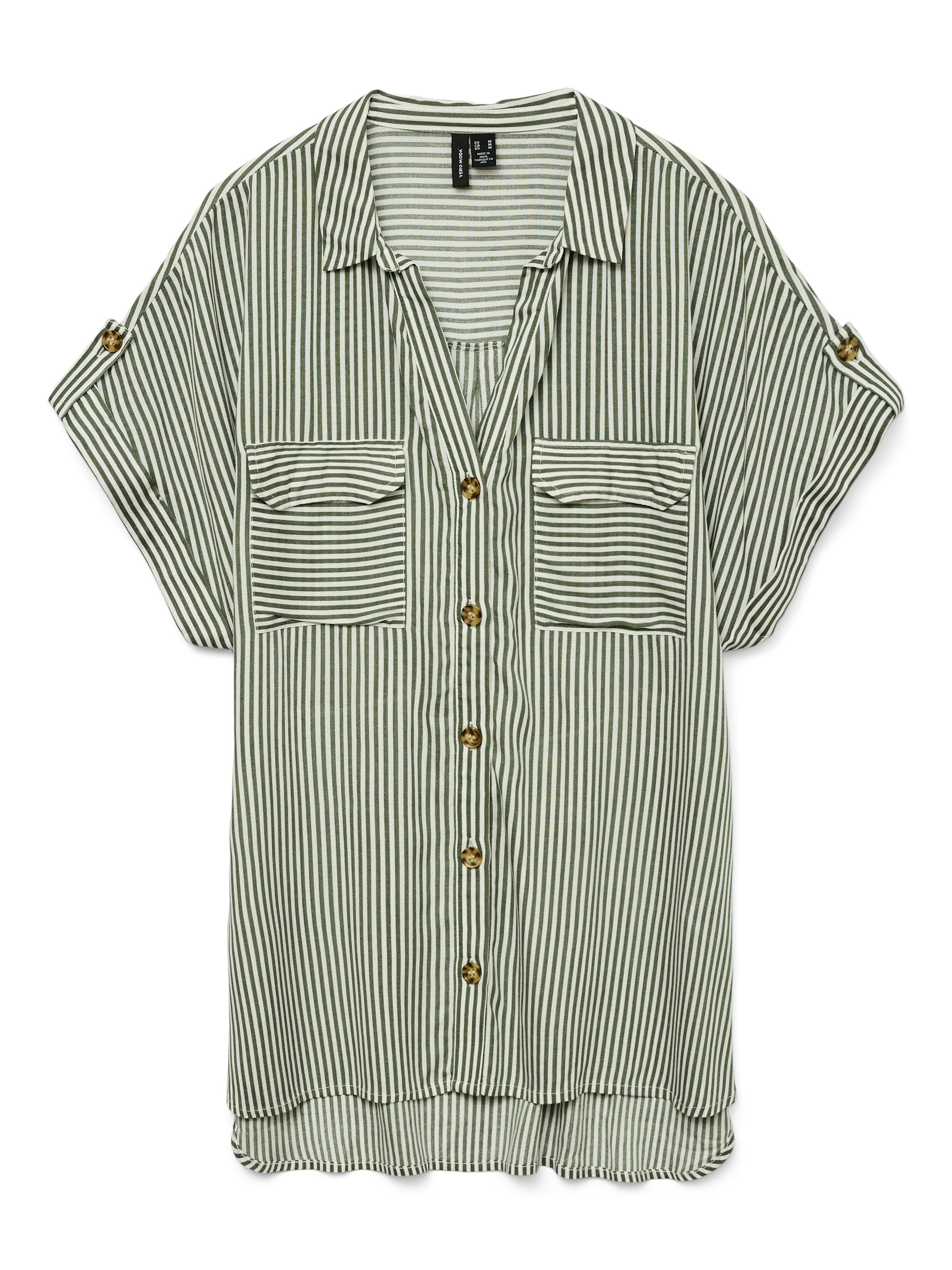 Vero Moda Overhemdblouse VMBUMPY S/S SHIRT WVN GA NOOS