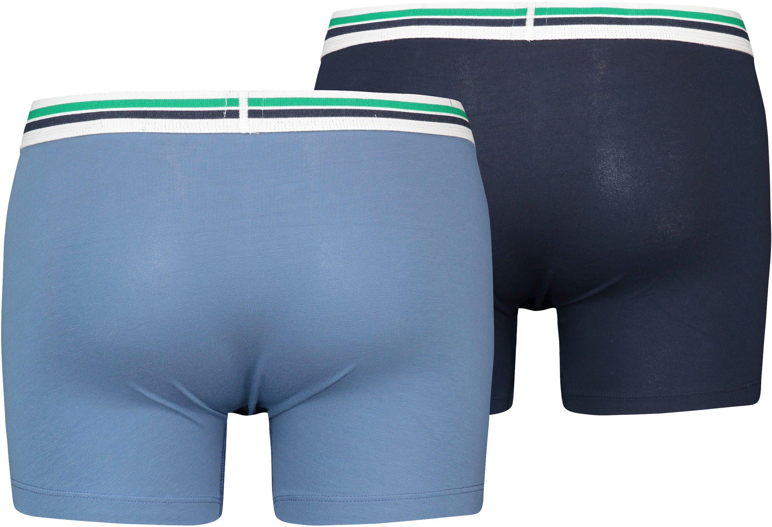 Levi's® Lange boxershort met logo-weefband (2 stuks, Set van 2)