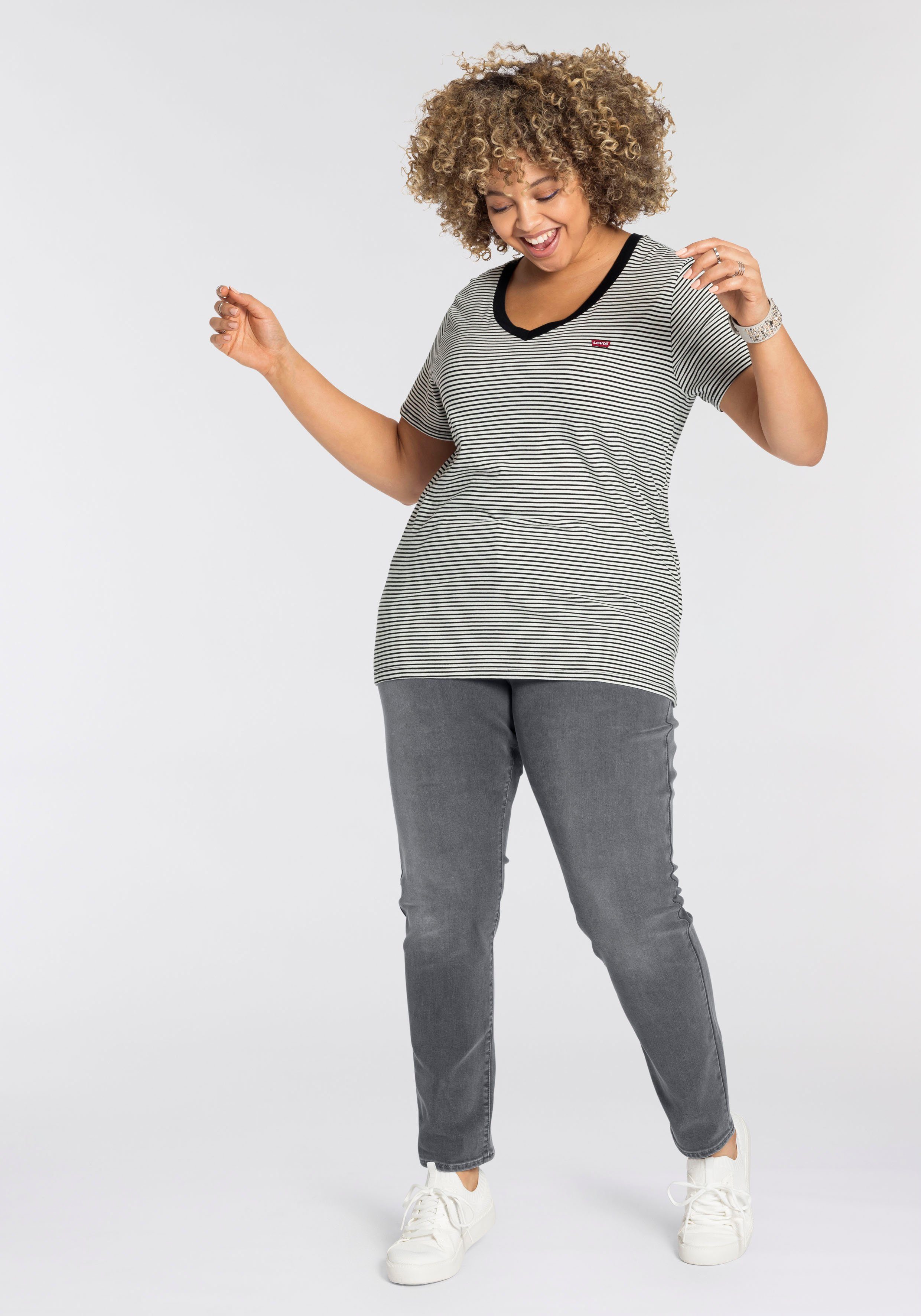 Levi's® Plus Shirt met korte mouwen V NECK TEE