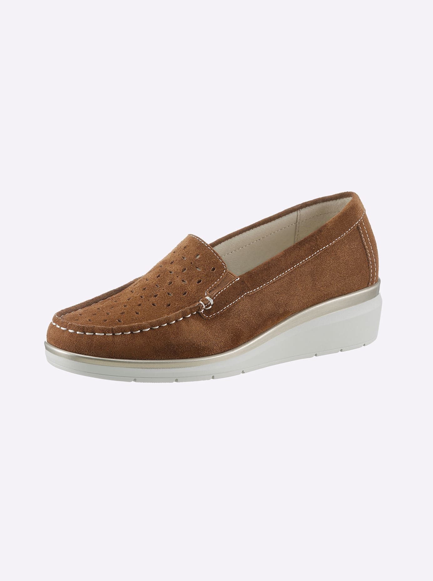 Casual Looks Instappers dames sportieve slippers maat 36 bruin