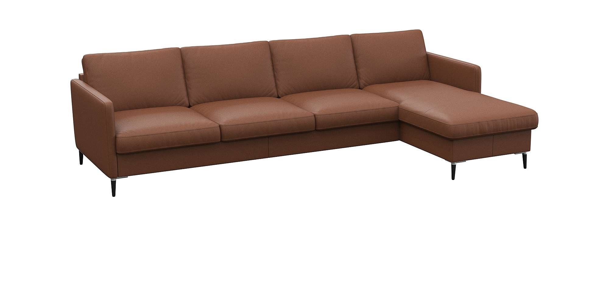 FLEXLUX Hoekbank Fiore, L-vorm, comfortabel en aangenaam door hoogwaardige zitopbouw