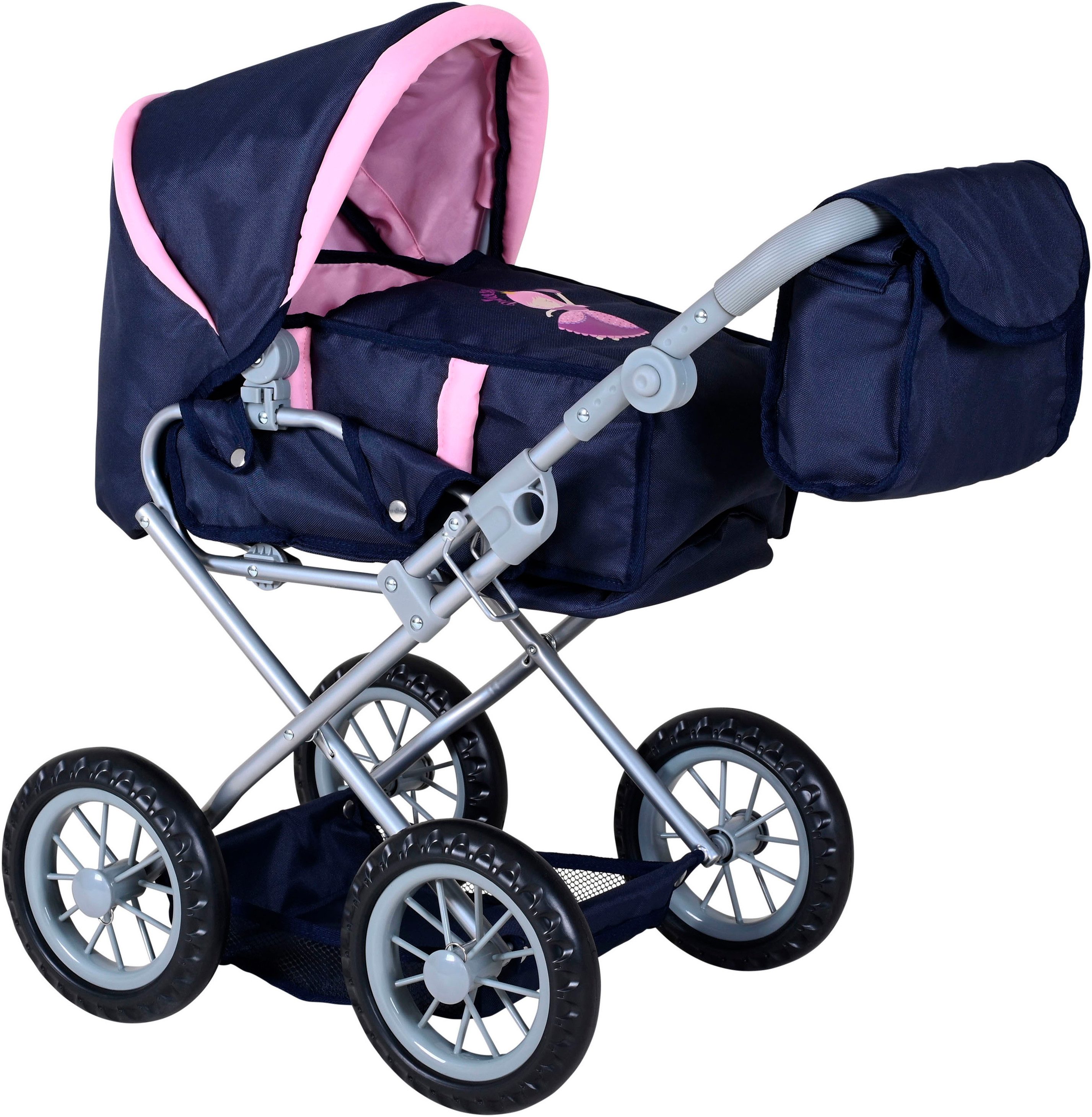Knorrtoys® Combi-poppenwagen Ruby - princess blue