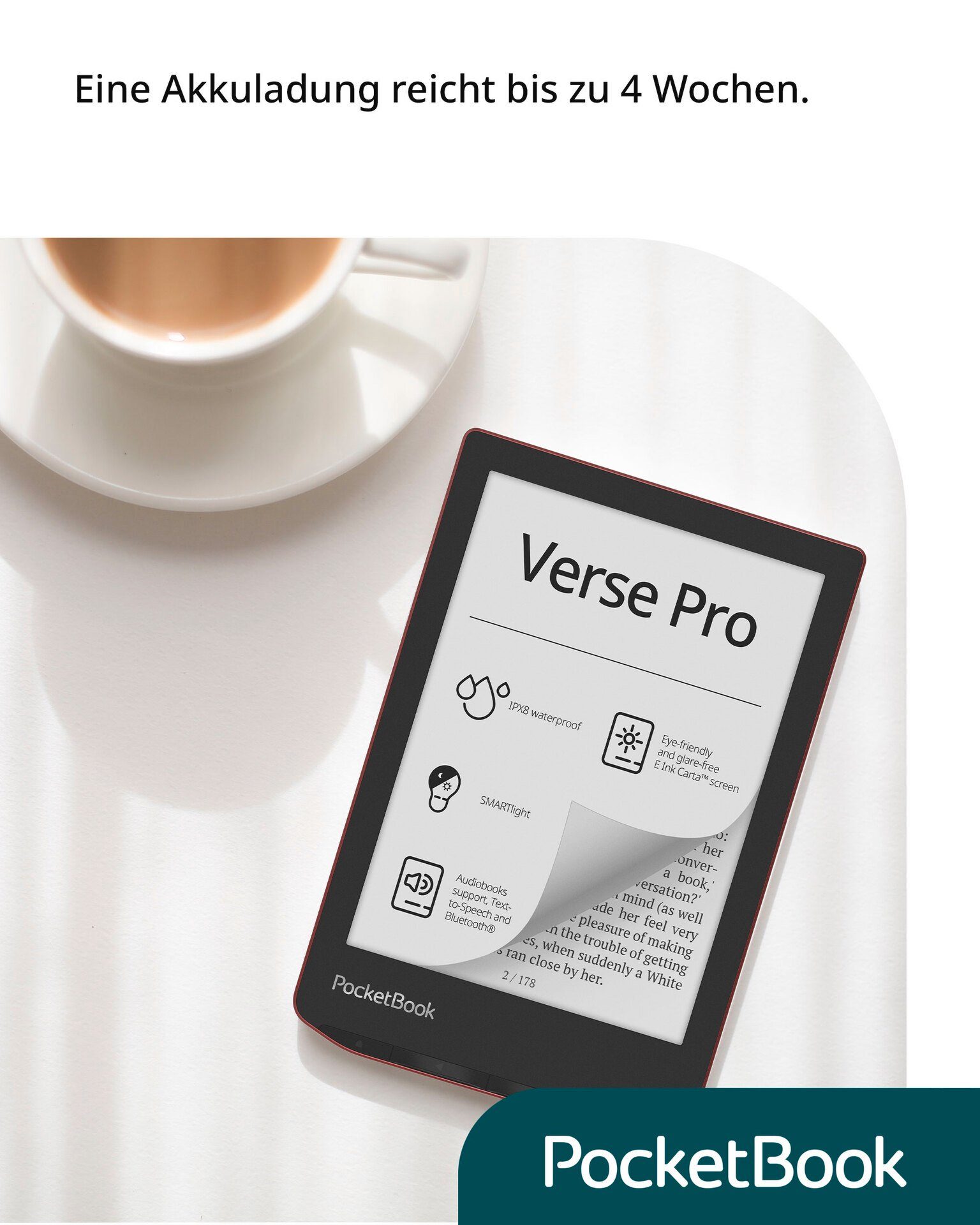 PocketBook E-reader Verse Pro, 6"