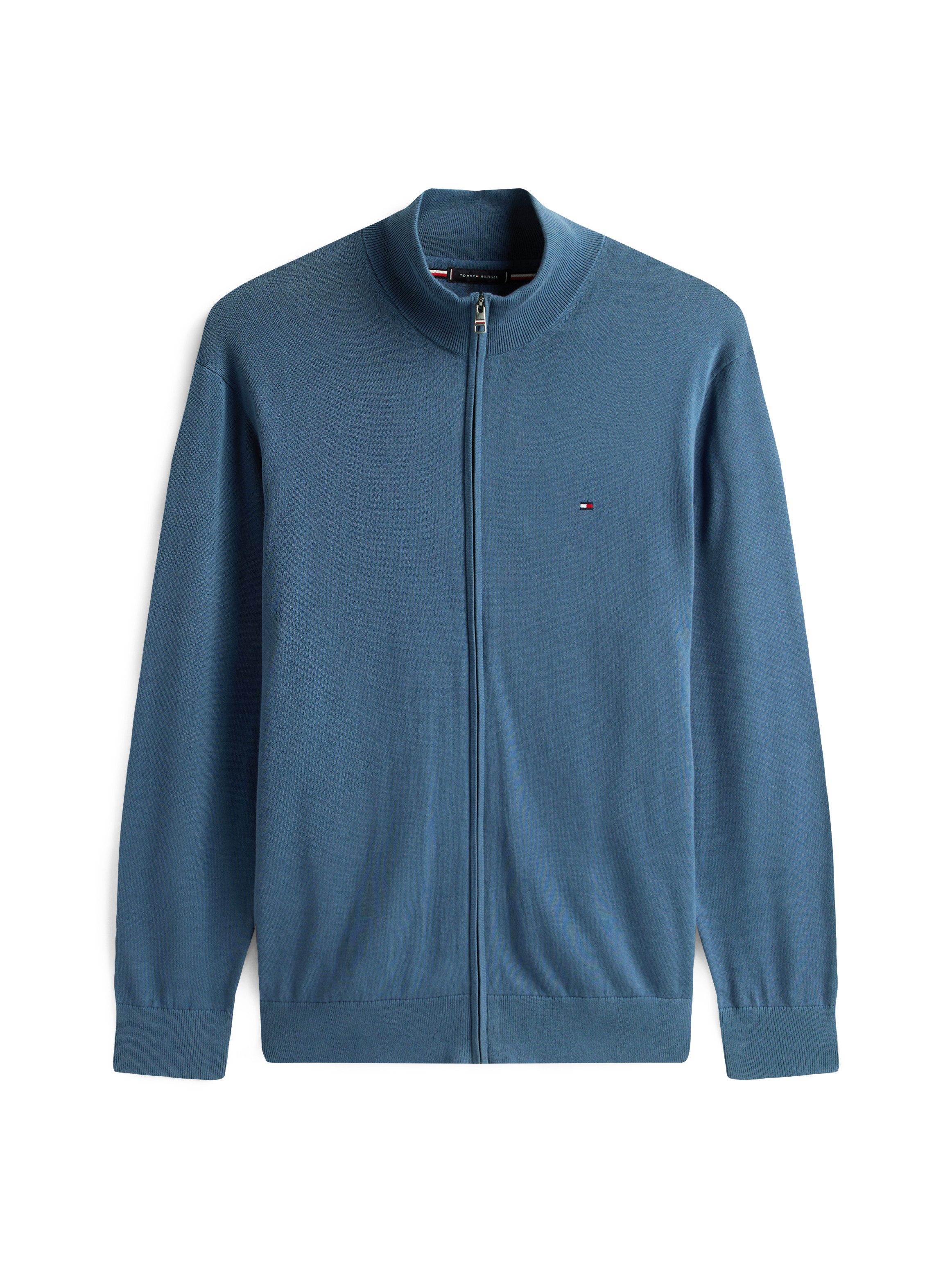Tommy Hilfiger Vest BT-ESSENTIAL COTTON ZIP THRU-B