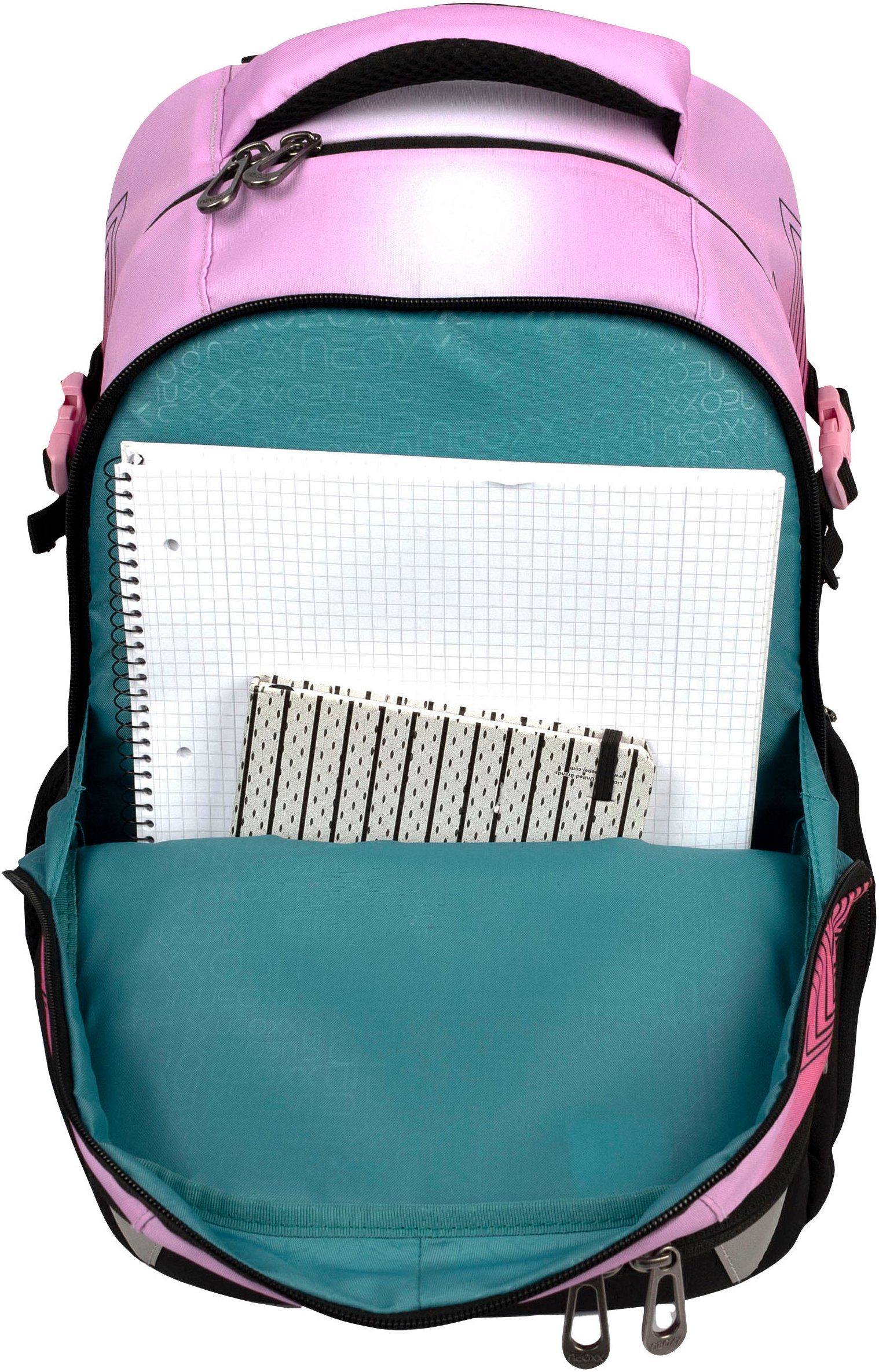 neoxx Schoolrugzak Active Pro, Sweet like Sunset