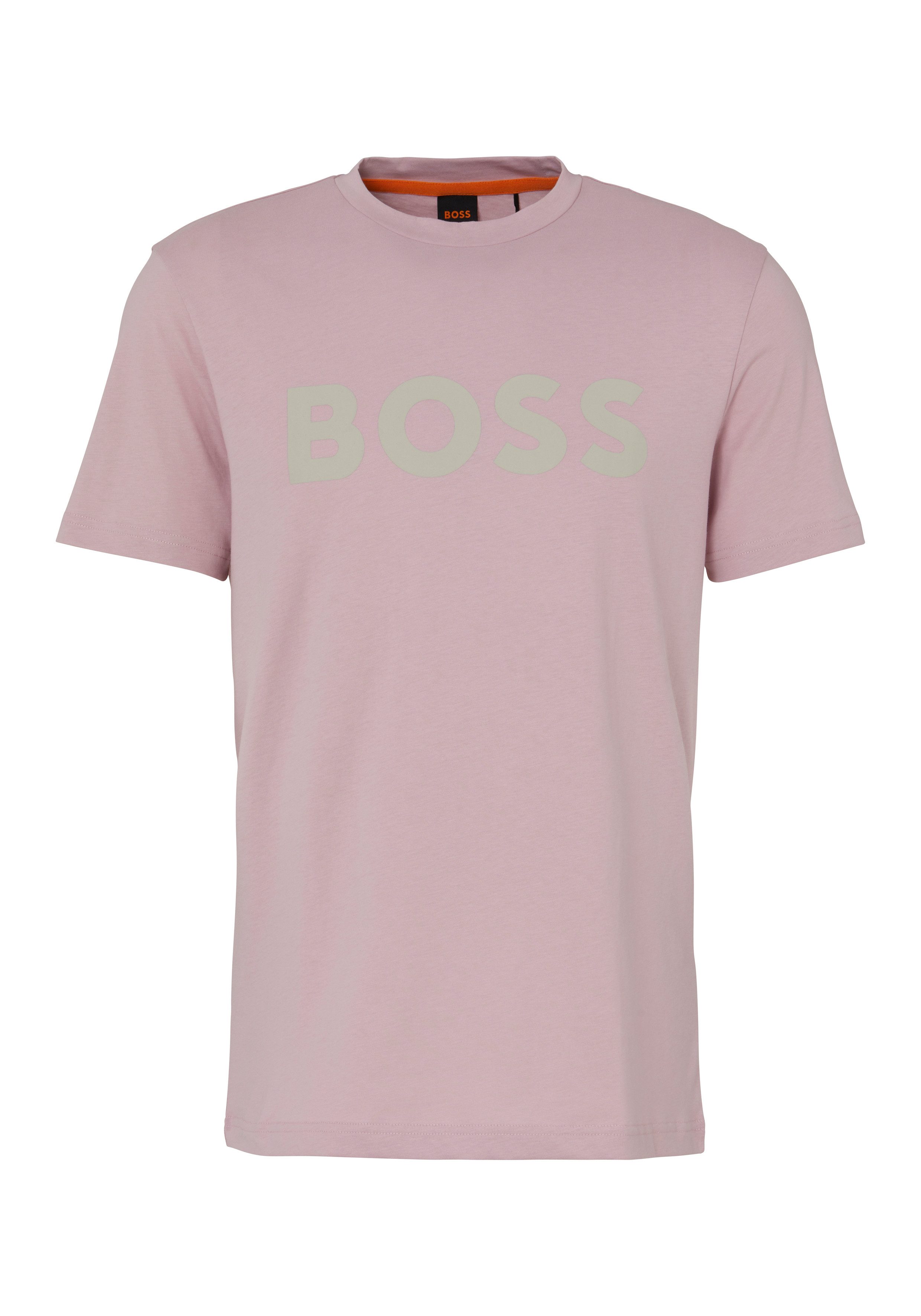 Boss Orange T-shirt Thinking 1 met logoprint (1-delig)