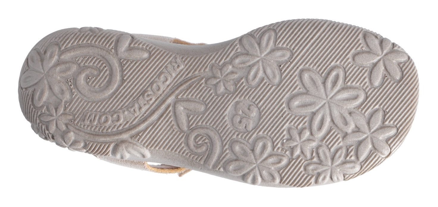 Ricosta Sandaaltjes , sandaal met klittenband, wms-systeem, leer, maat sjabloon te downloaden
