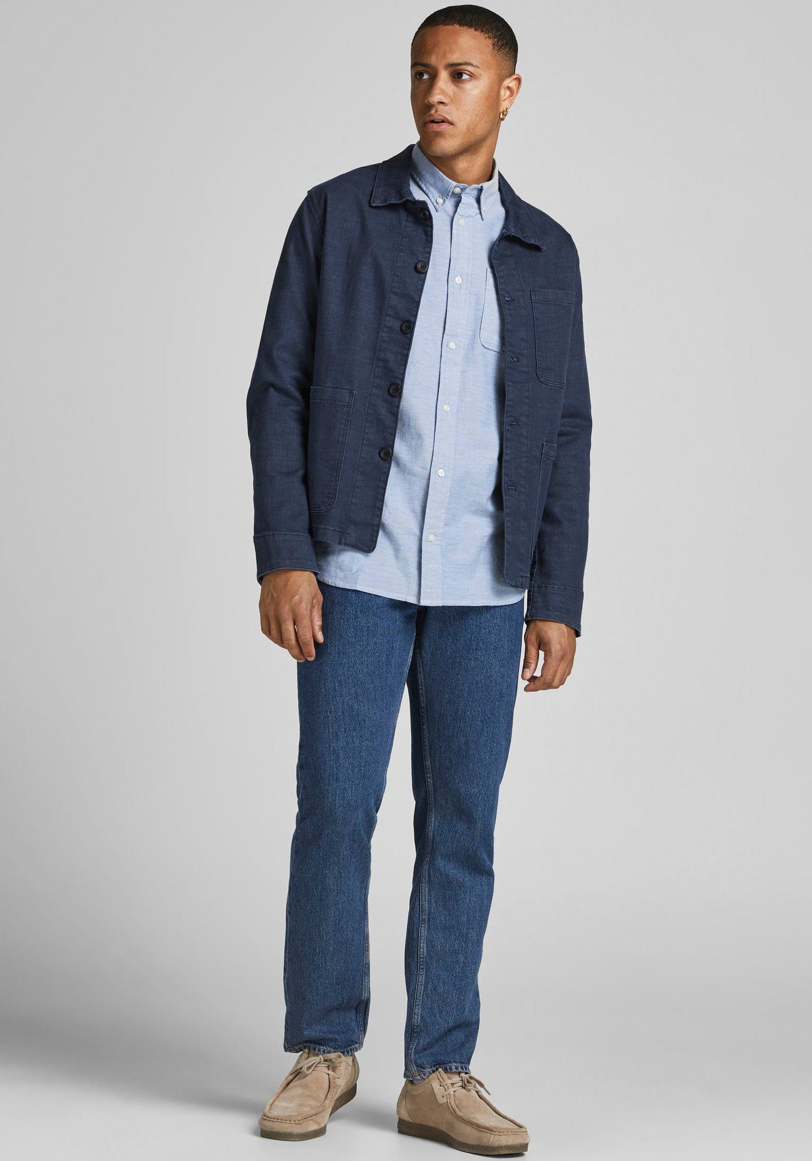 Jack & Jones Overhemd met lange mouwen BROOK OXFORD met button-downkraag