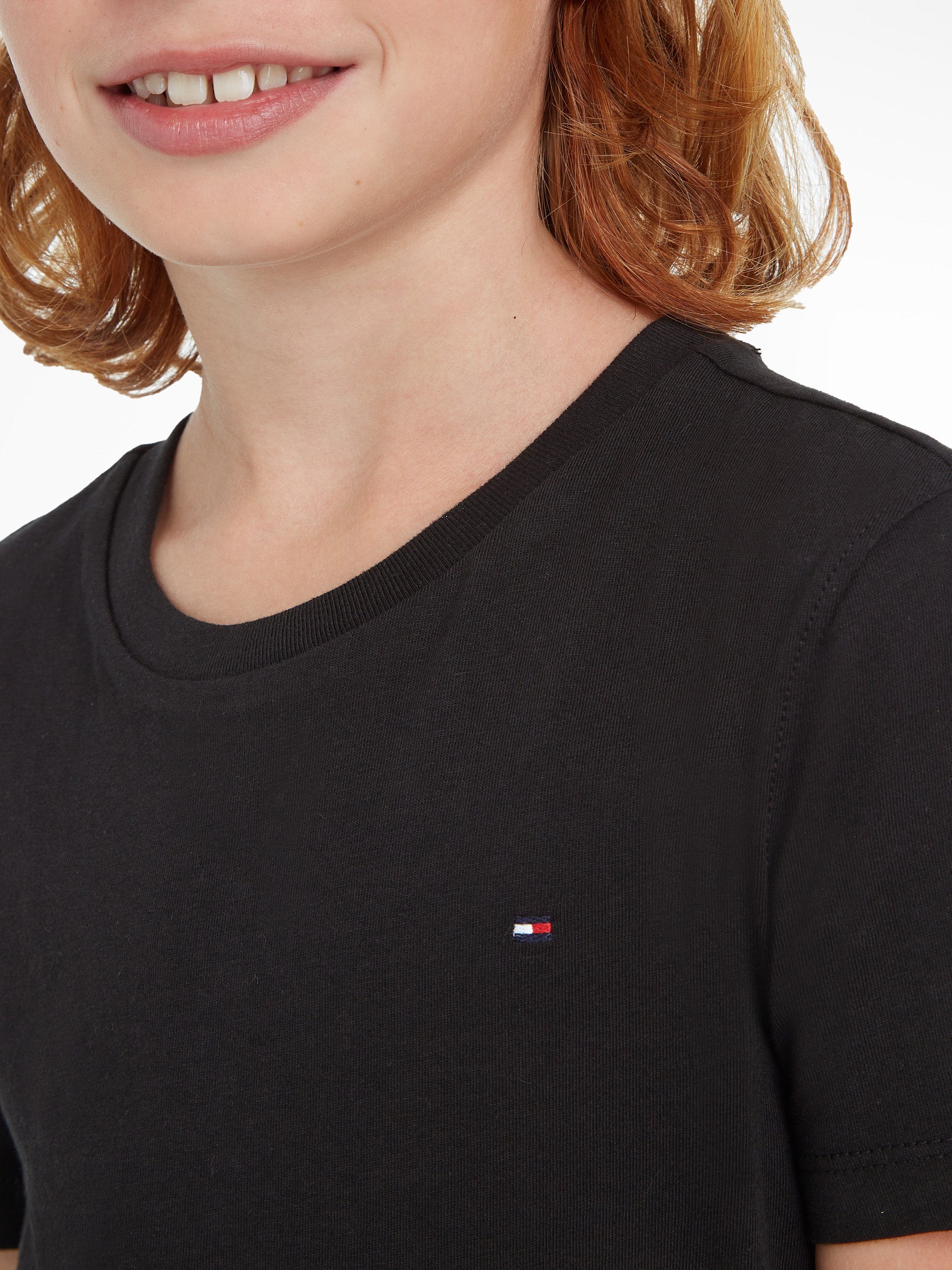 Tommy Hilfiger T-shirt BOYS BASIC CN KNIT Kinderen Kids Junior MiniMe, voor jongens