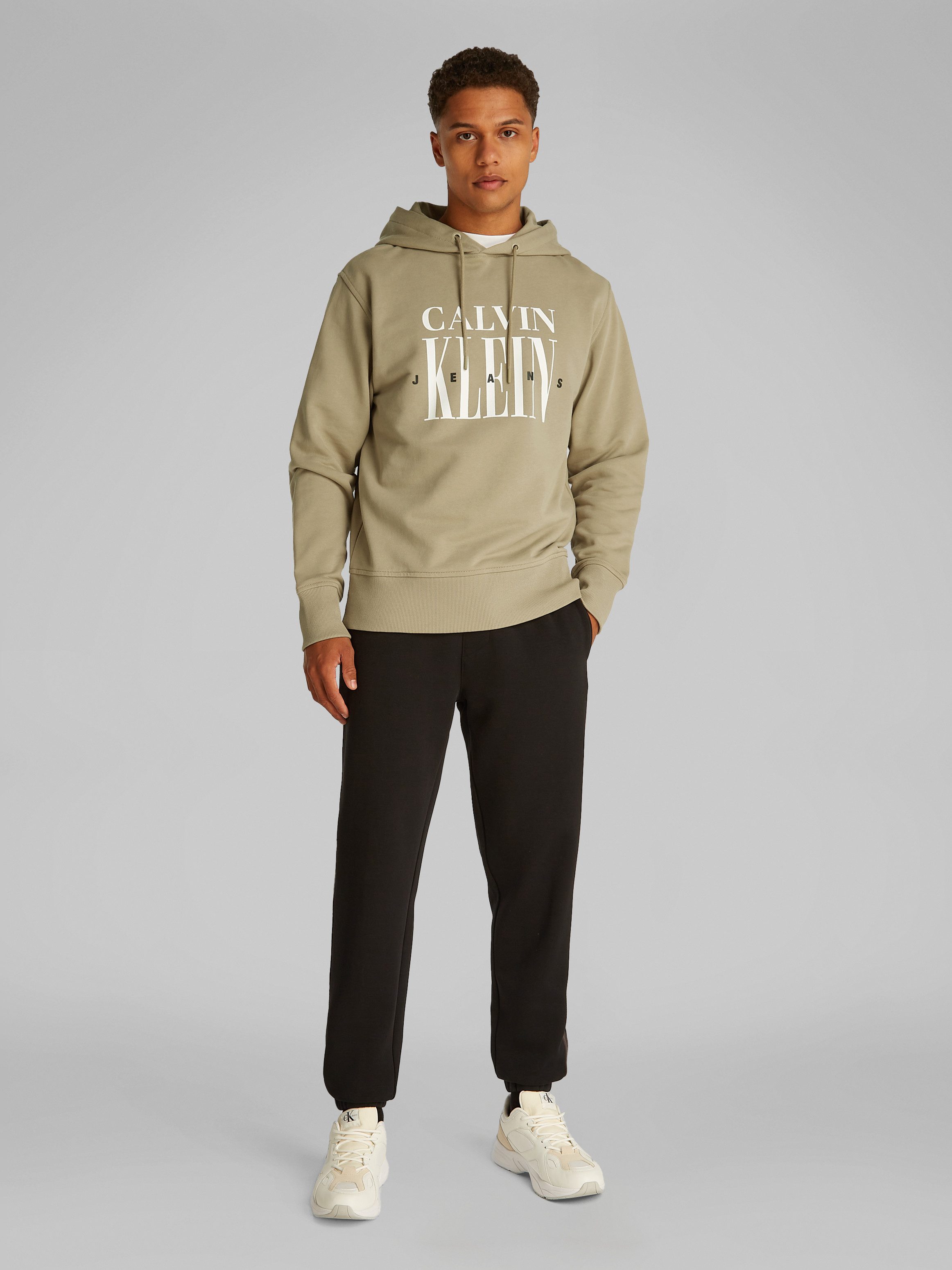 Calvin Klein Hoodie SERIF FONT GRAPHIC HOODIE