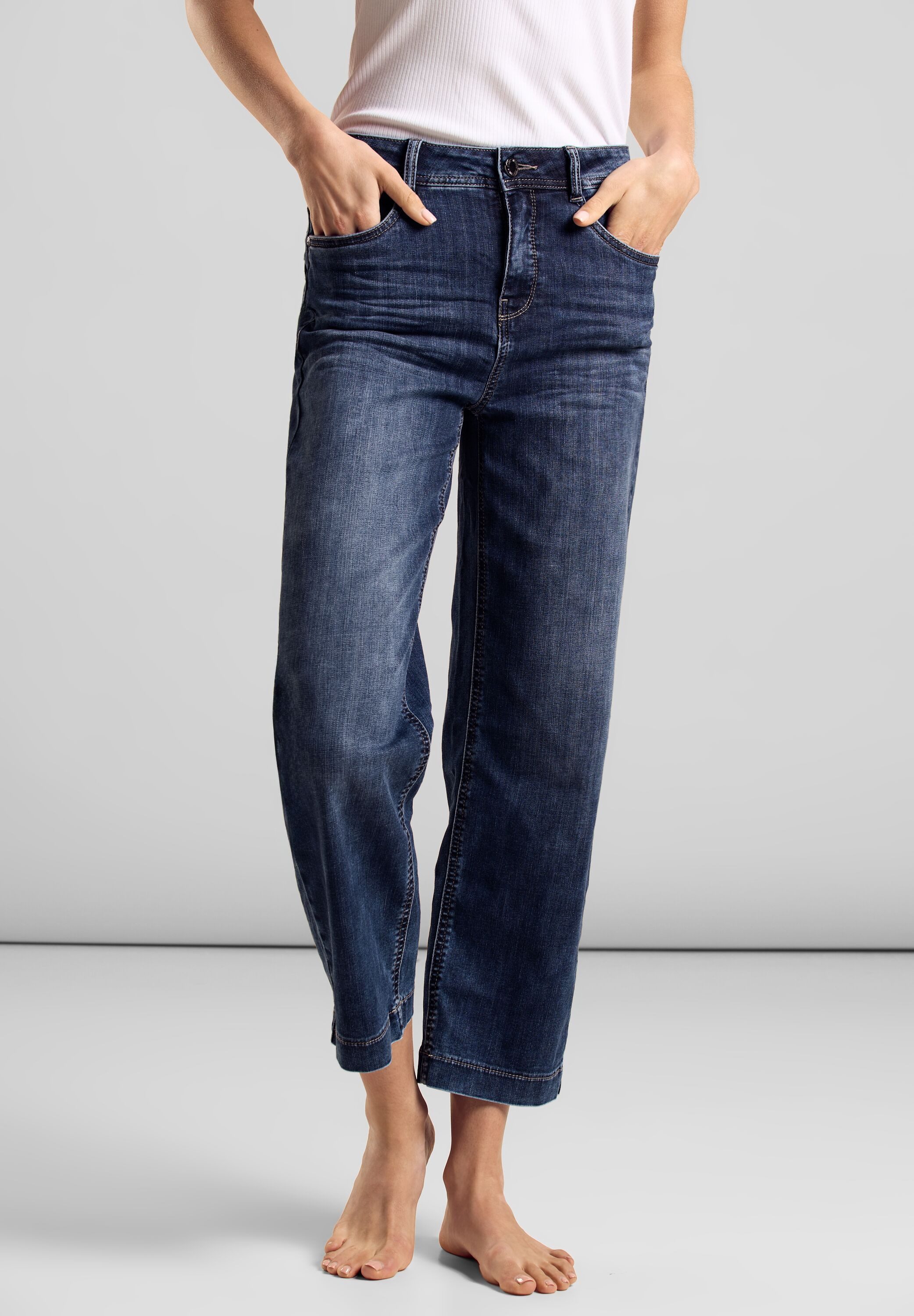 STREET ONE Straight jeans in five-pocketsstijl