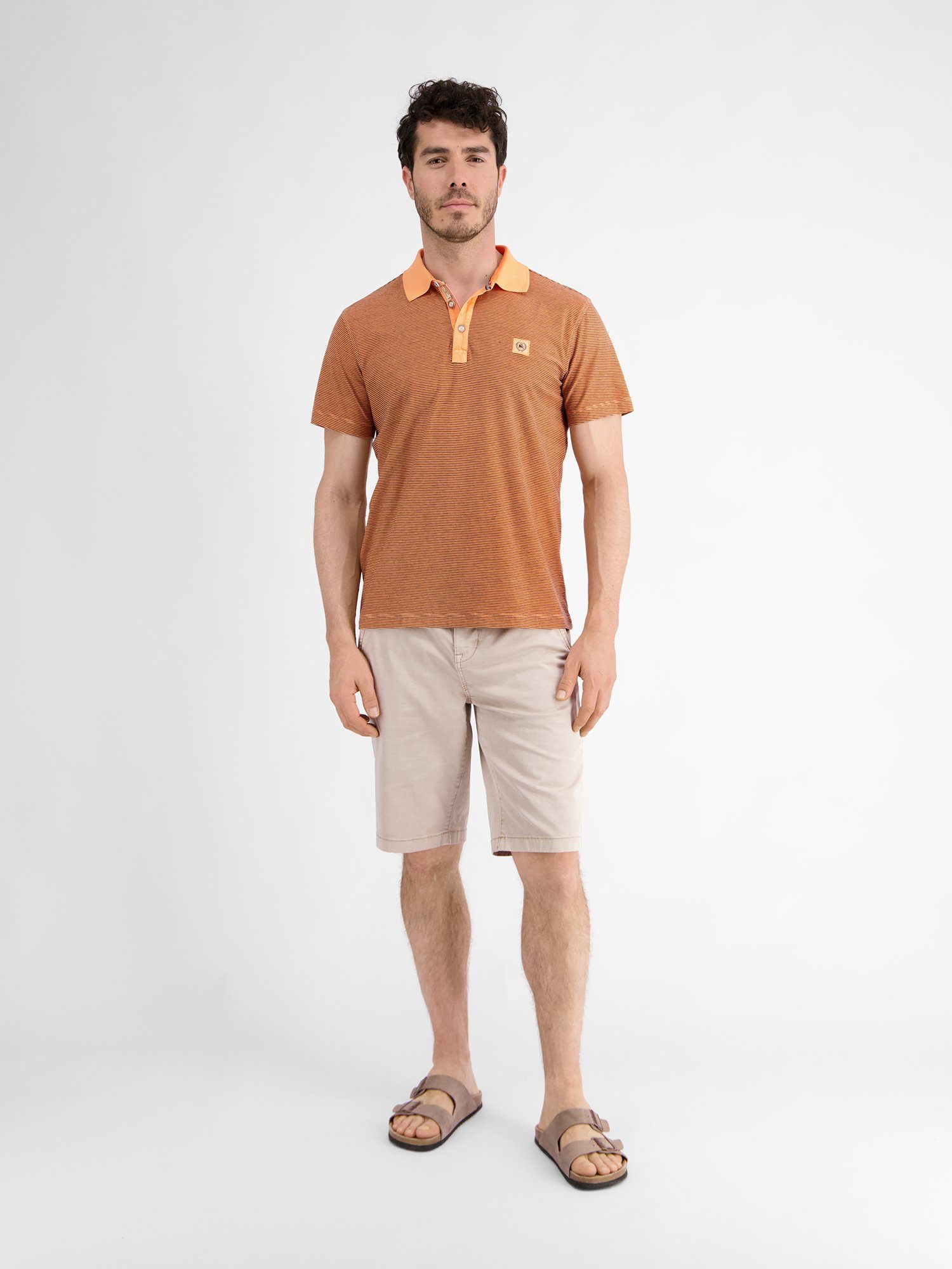 Lerros Poloshirt LERROS gestreept poloshirt voor heren