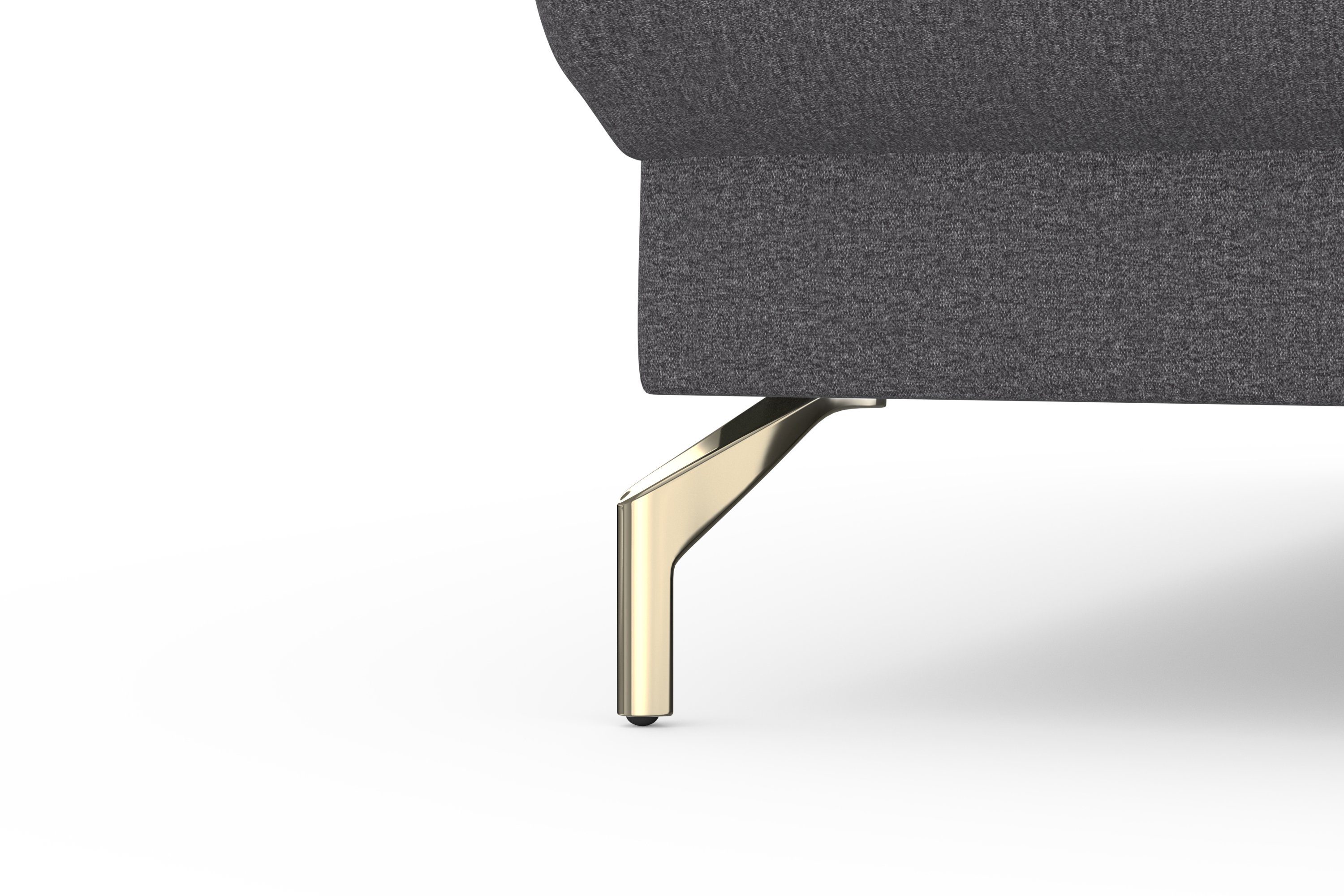 sit&more Zithoek Fashion U-vorm naar keuze met verstelbare hoofdsteun, uittrekzitting, motorisch, nikkel poten
